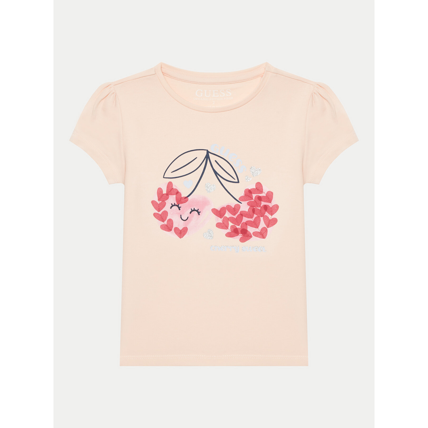 Guess T-Shirt K5GI03 K6YW4 Ροζ Regular Fit