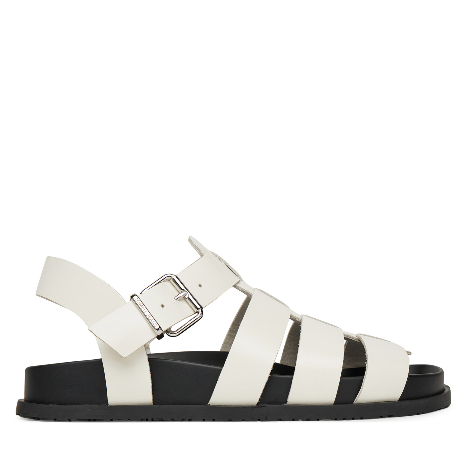 Sandale Tommy Jeans Tjw Fisherman Patent Sandal EN0EN02874 Alb