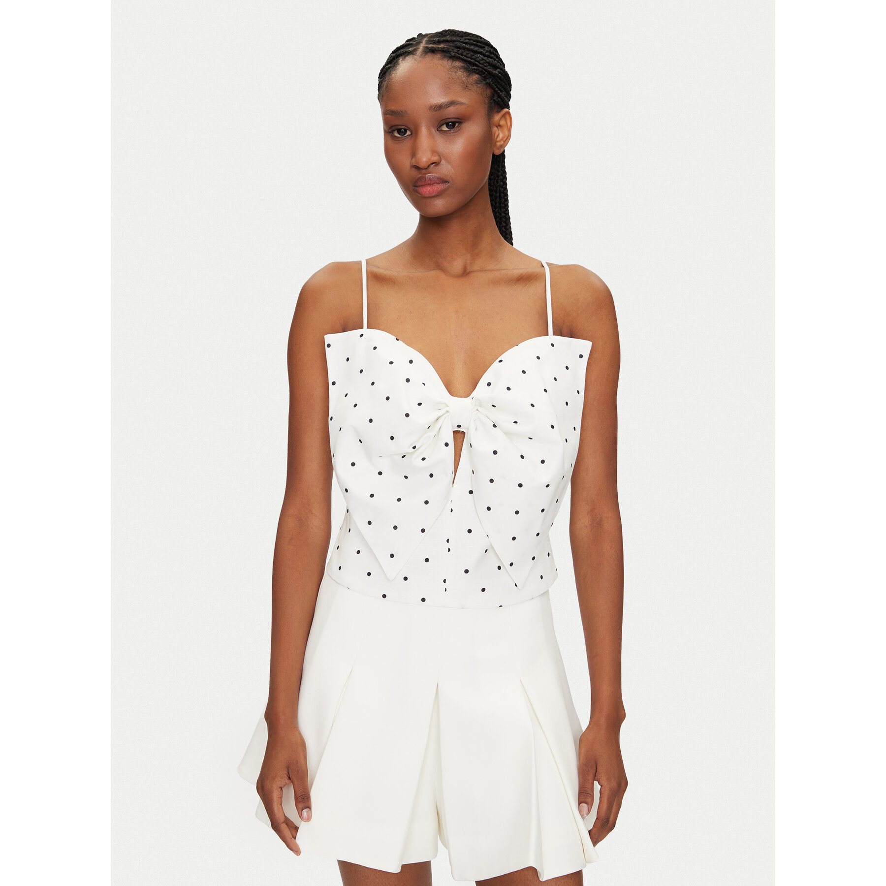 Bardot Bardot Τοπ Vieda 59755TB Λευκό Regular Fit