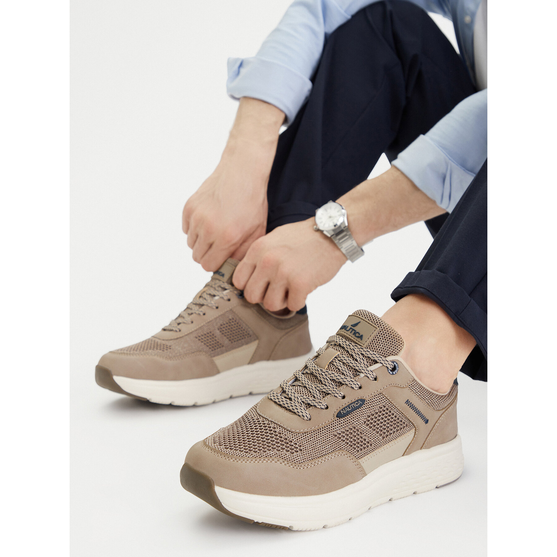 Sneakersy Nautica CWBEO-BASILIO-02 Béžová