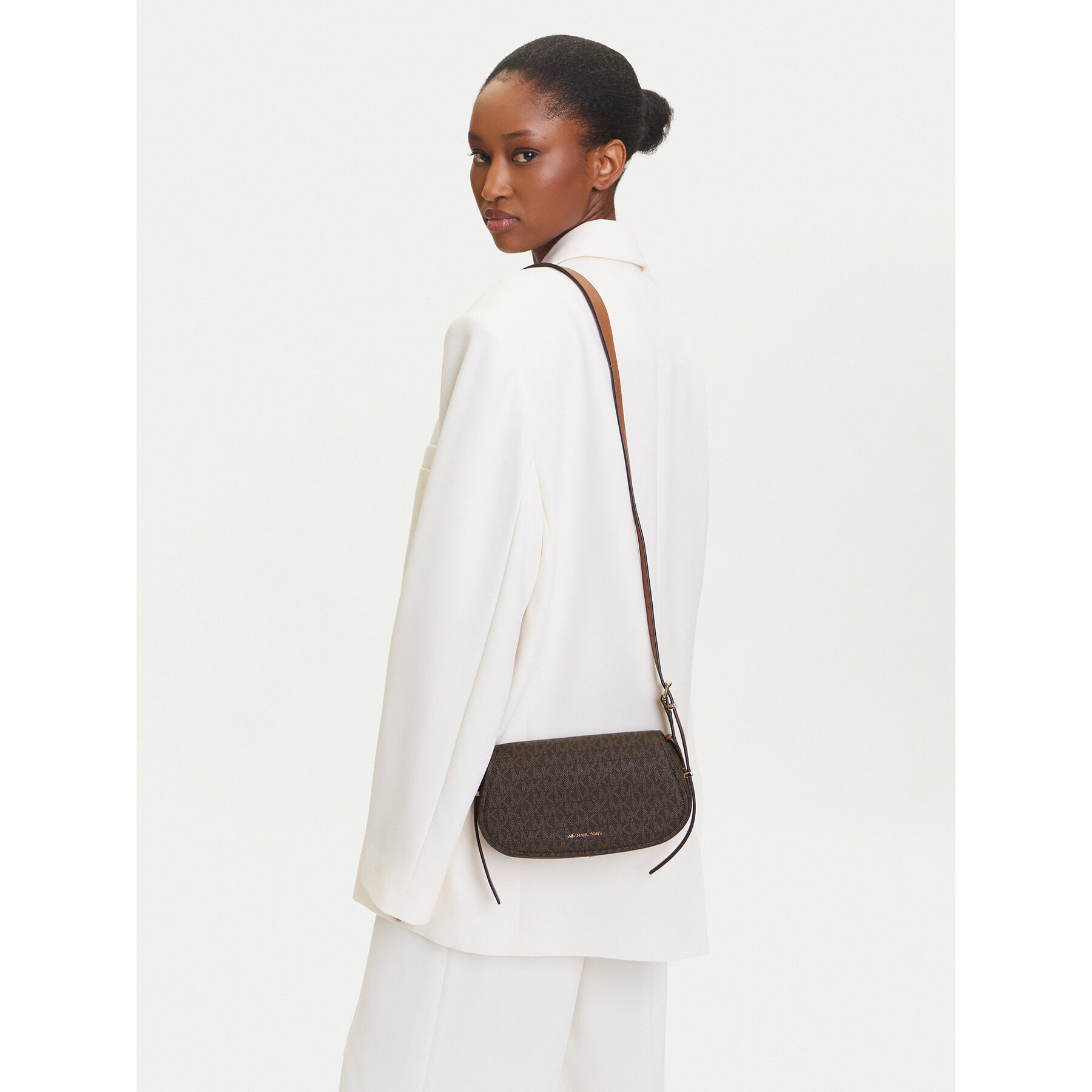 Táska MICHAEL Michael Kors Lydia 32S5GL0C1B Barna