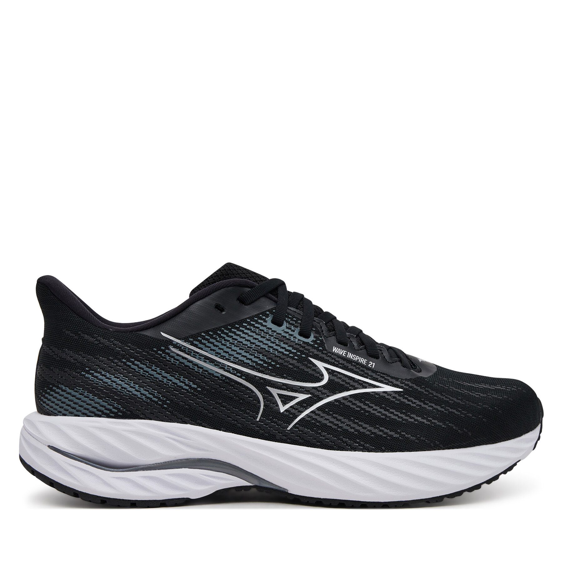 Unisex Scarpe running Mizuno, Taglia 47, Nero, Wave Inspire 21 J1GC2545, taglia : 47