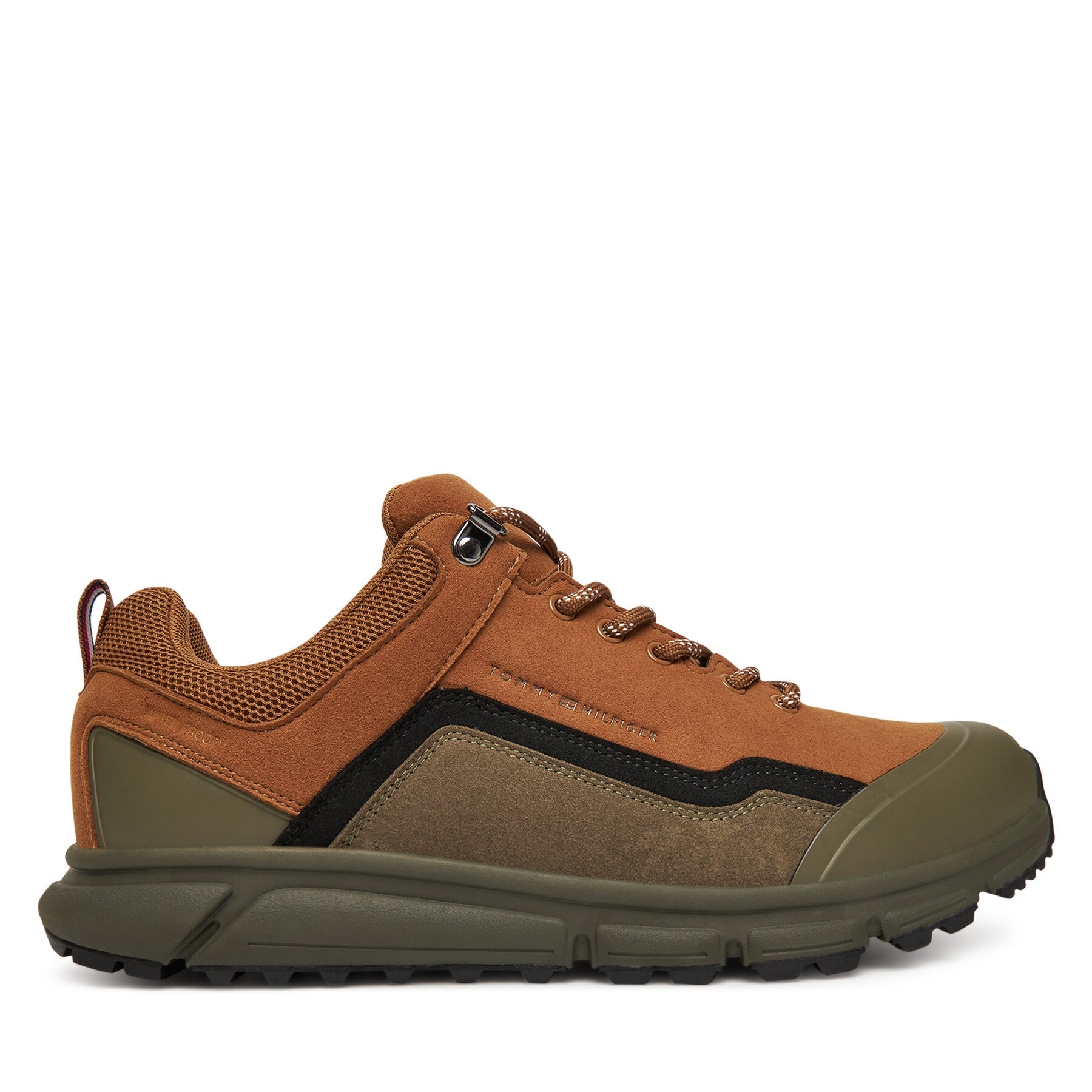 Sneakersy Tommy Hilfiger Outdoor Runner Low Wpm FM0FM05655 Hnedá