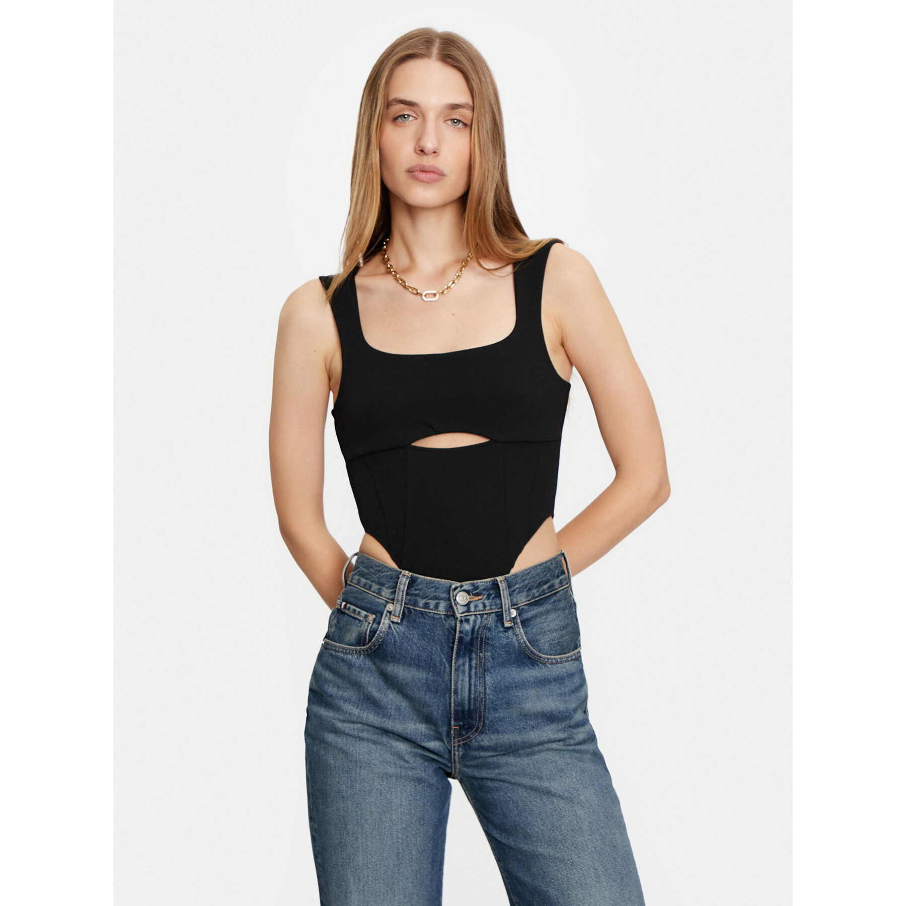 ViCOLO ViCOLO κορμάκι TS0377 Μαύρο Slim Fit