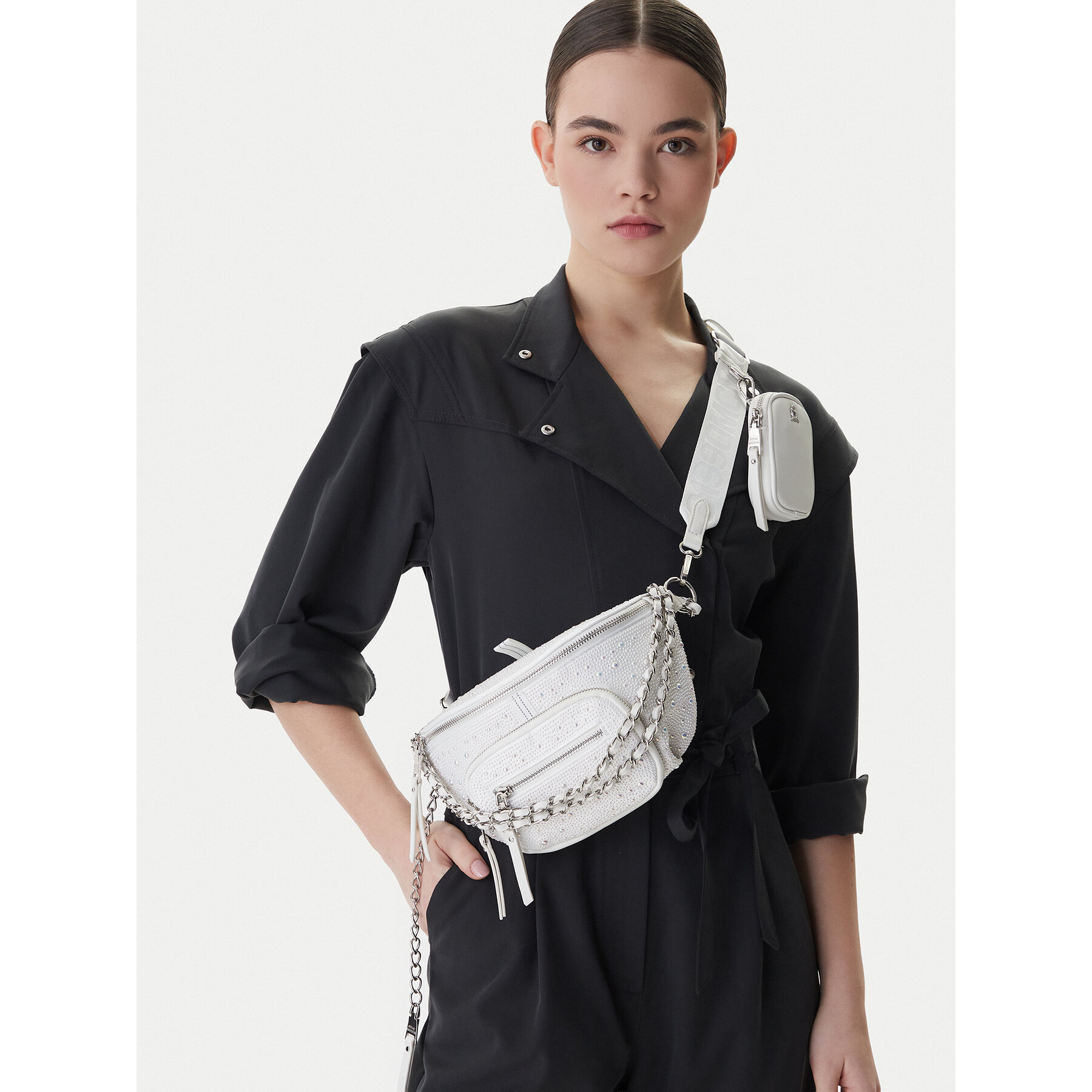 Geantă Steve Madden 13002322 Alb