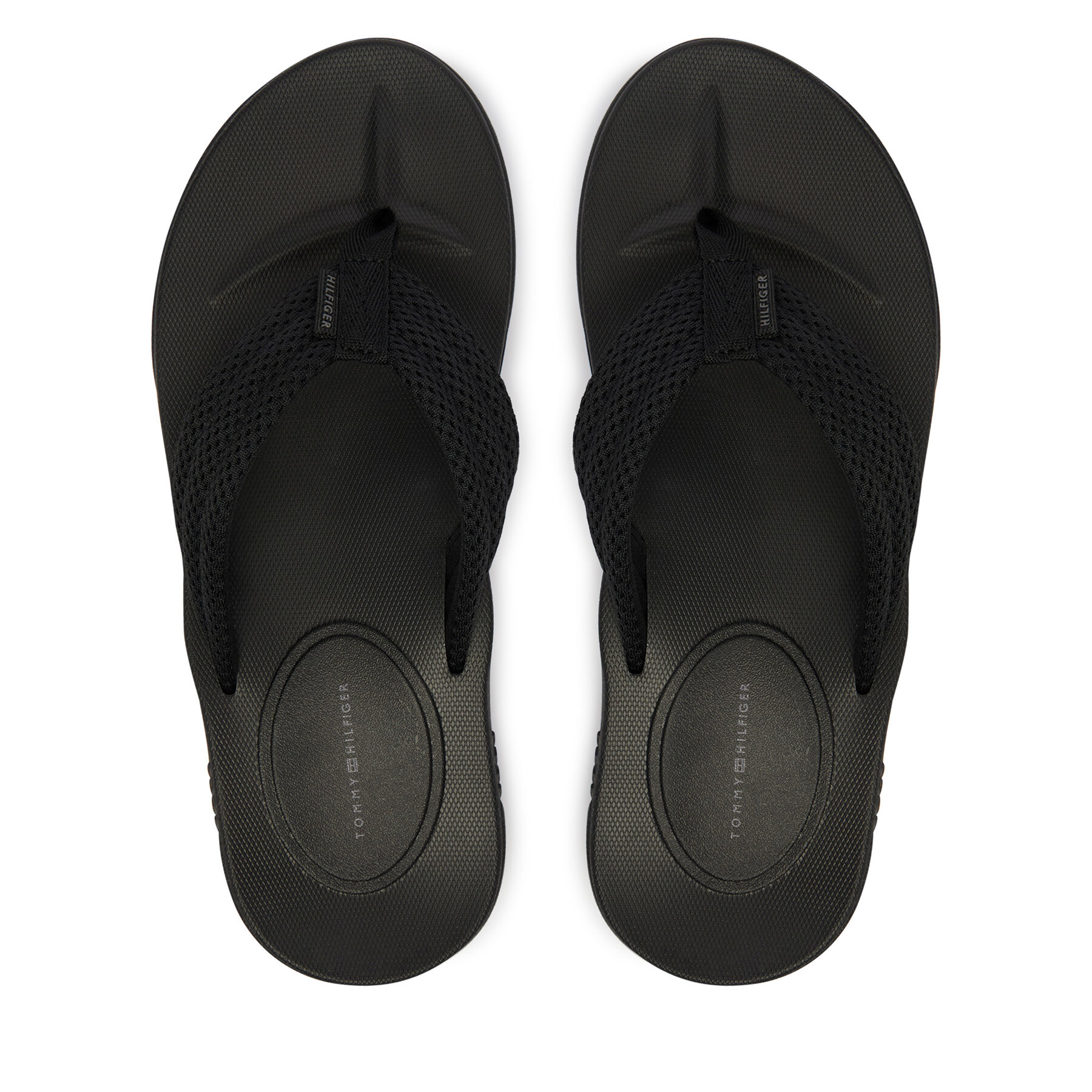 Джапанки Tommy Hilfiger Molded Padded Hilfiger B Sandal FM0FM05901 Черен
