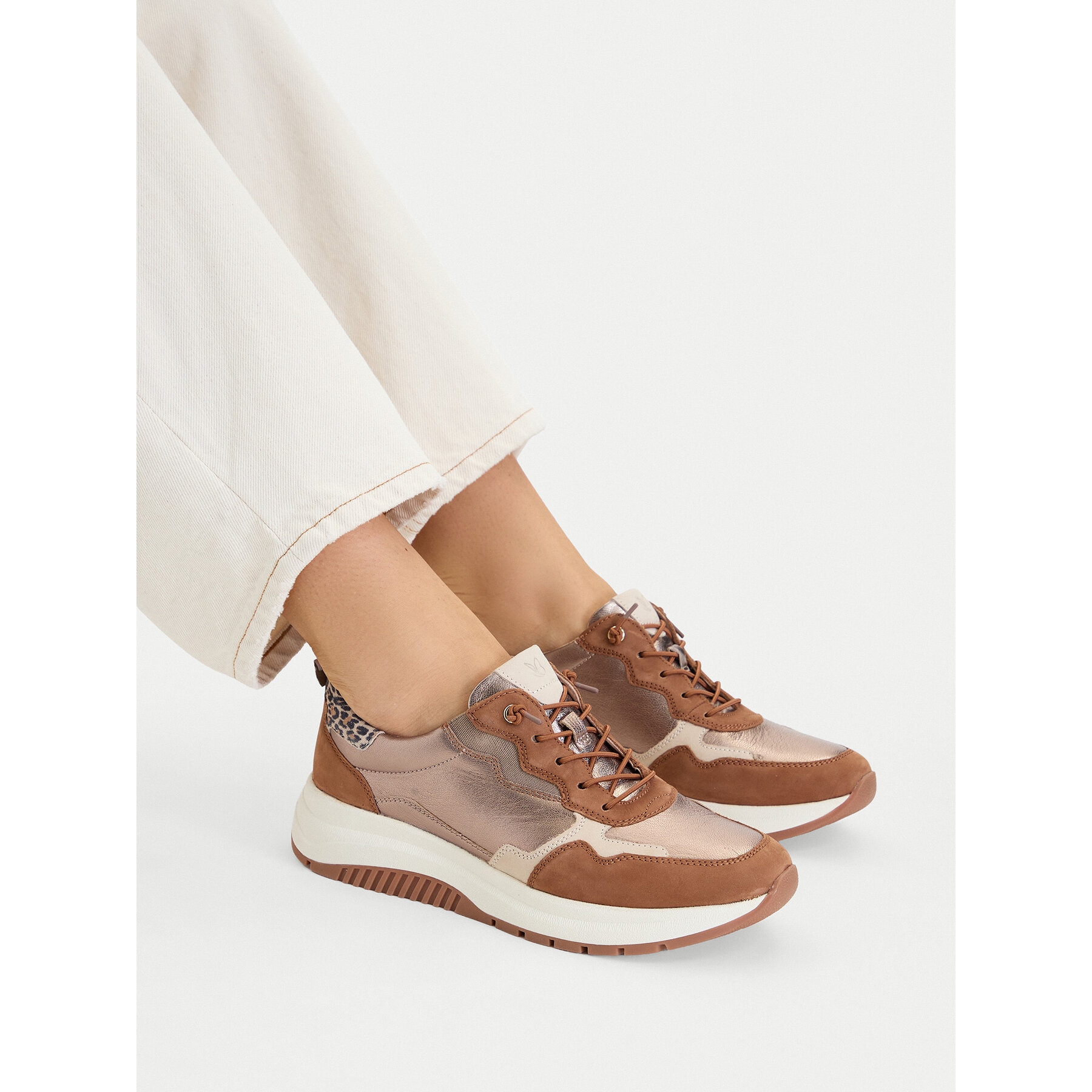Sneakersy Caprice 9-23754-46 Hnedá
