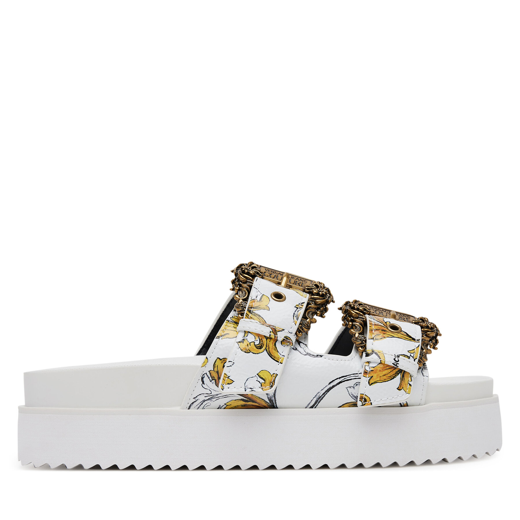 Şlapi Versace Jeans Couture 78VA3SM1 ZS366 G03 Alb