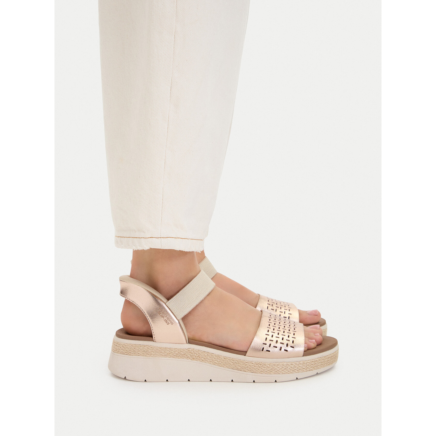 Sandale Skechers Bobs Sun Ray 114415/RSGD Auriu