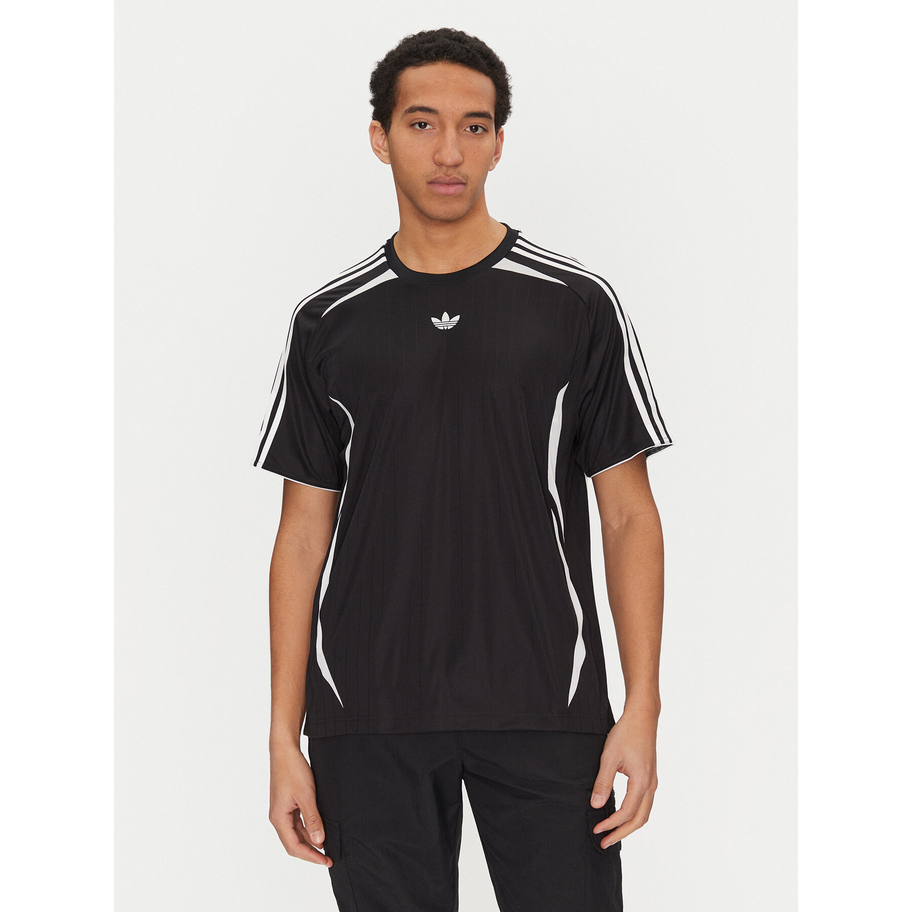 adidas Póló adicolor Teamgeist JC6229 Fekete Loose Fit