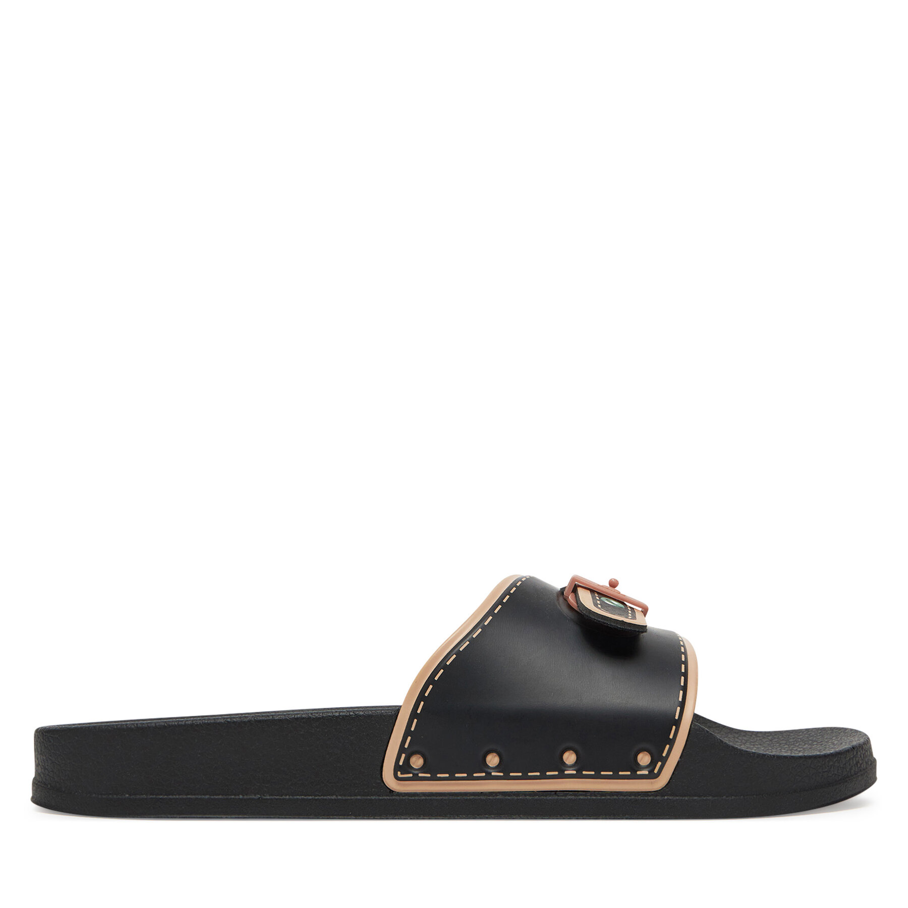 Damen Pantoletten Scholl, Schuhgröße 38, Schwarz, Pescura Moon F31184