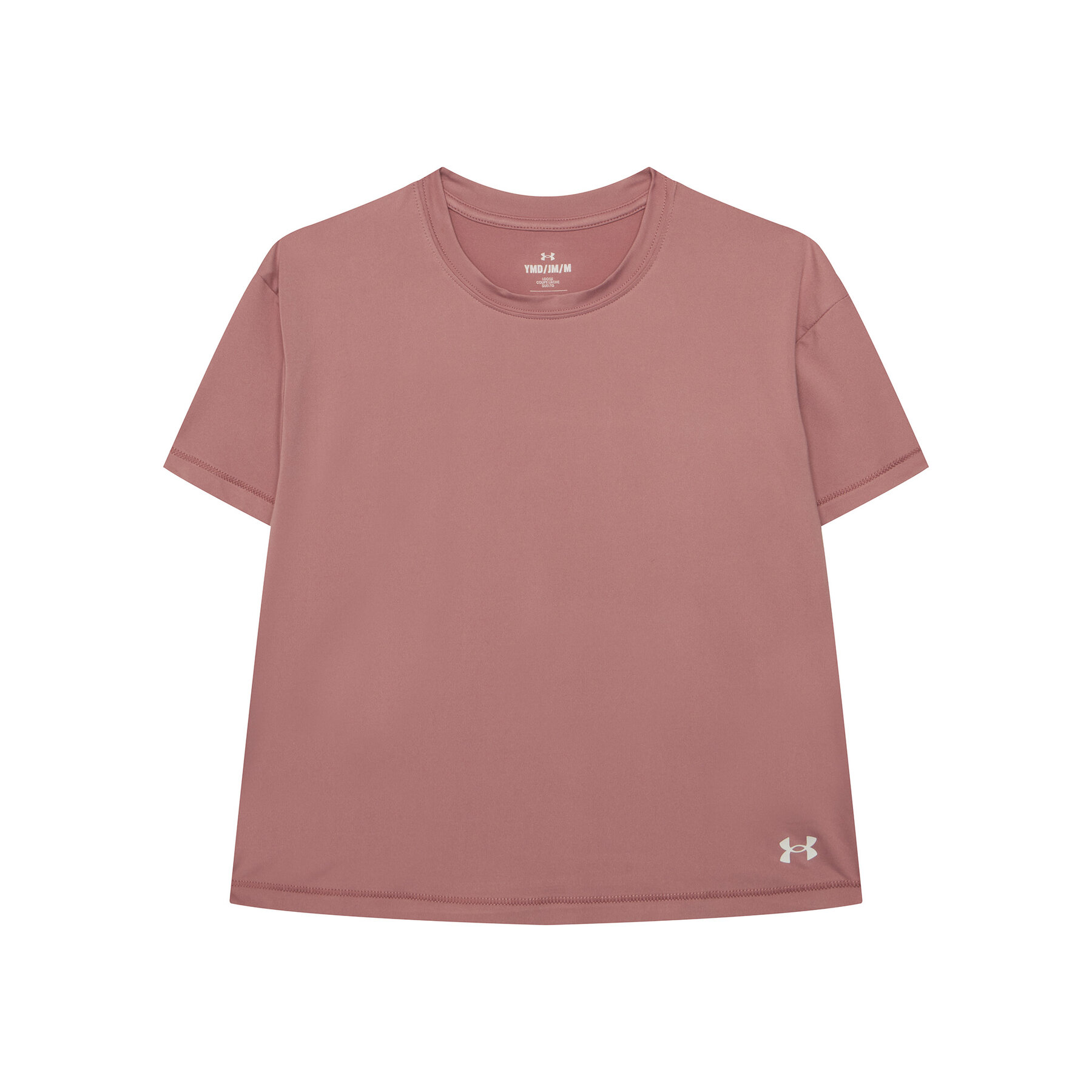 Under Armour T-Shirt Motion Ss 1379987 Ροζ Loose Fit