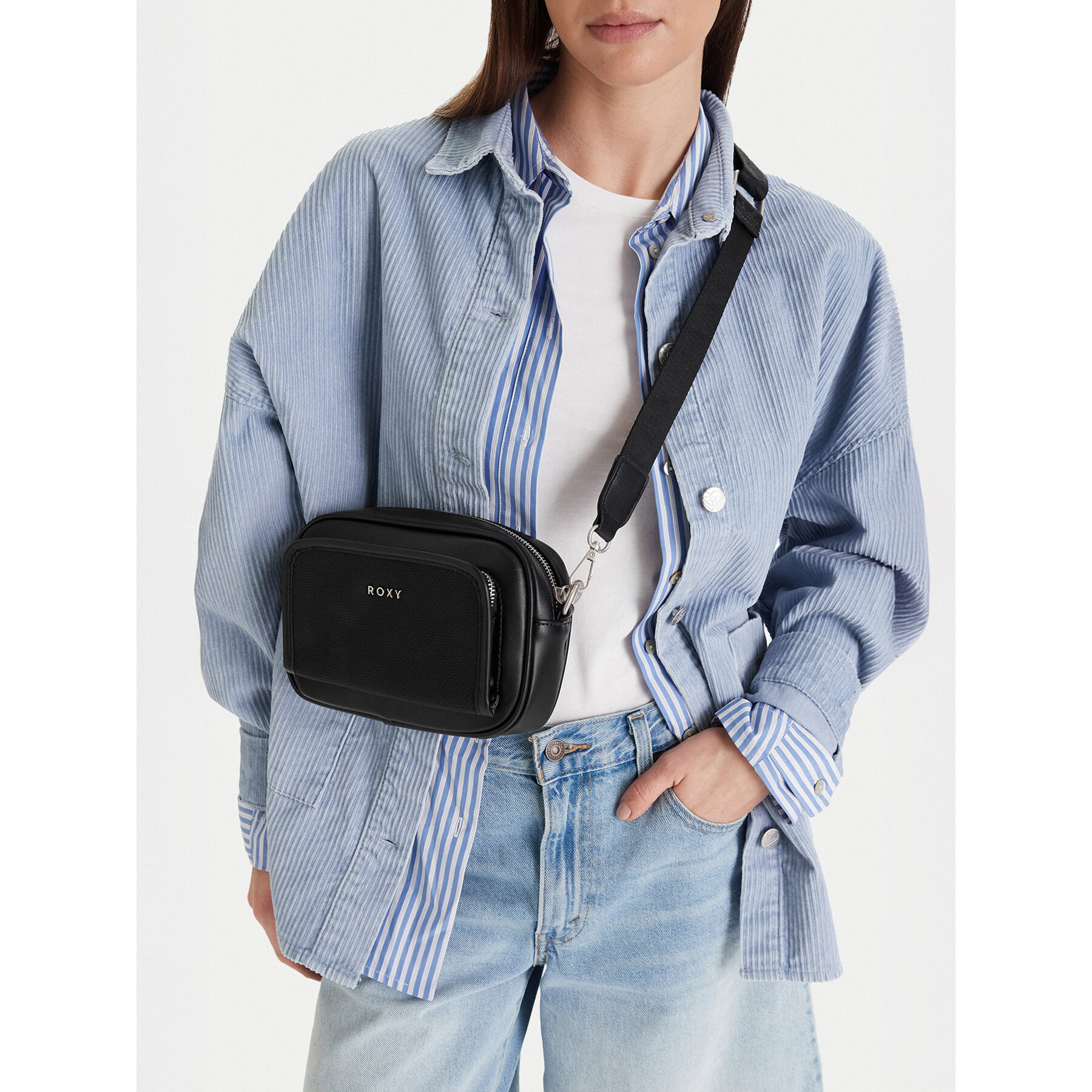 Geantă Roxy CWBEO-ROXY-M-005-09 Negru