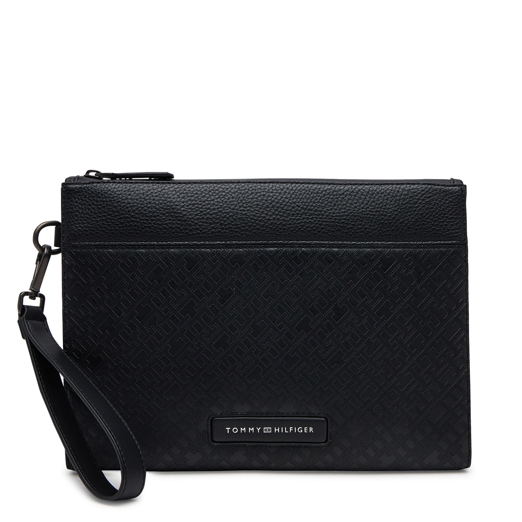 Τσαντάκι Tommy Hilfiger Th Monogram Pouch AM0AM13263 Μαύρο