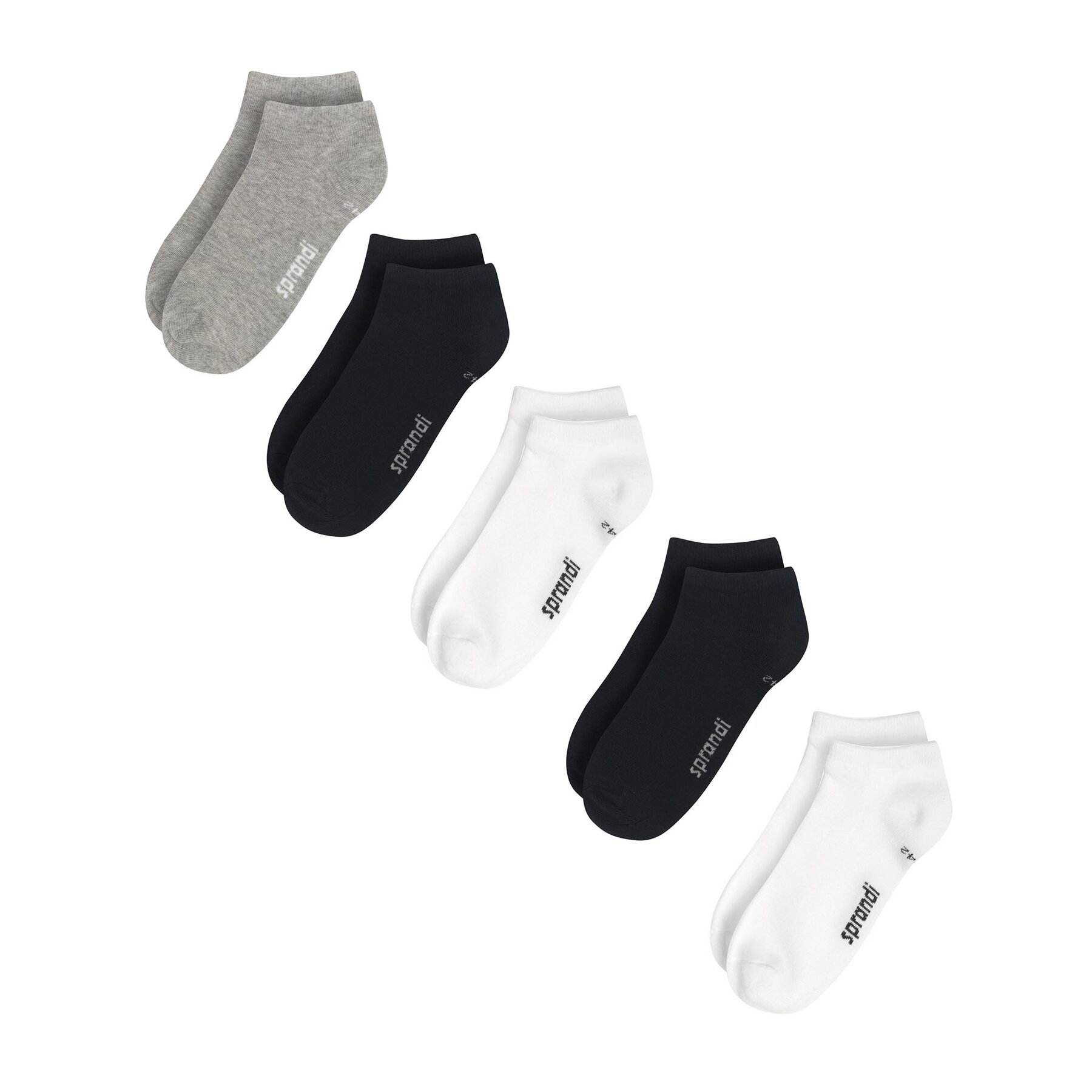 Set od 5 pari unisex niskih čarapa Sprandi 0MB-001-AW23 (5-pack) Šarena
