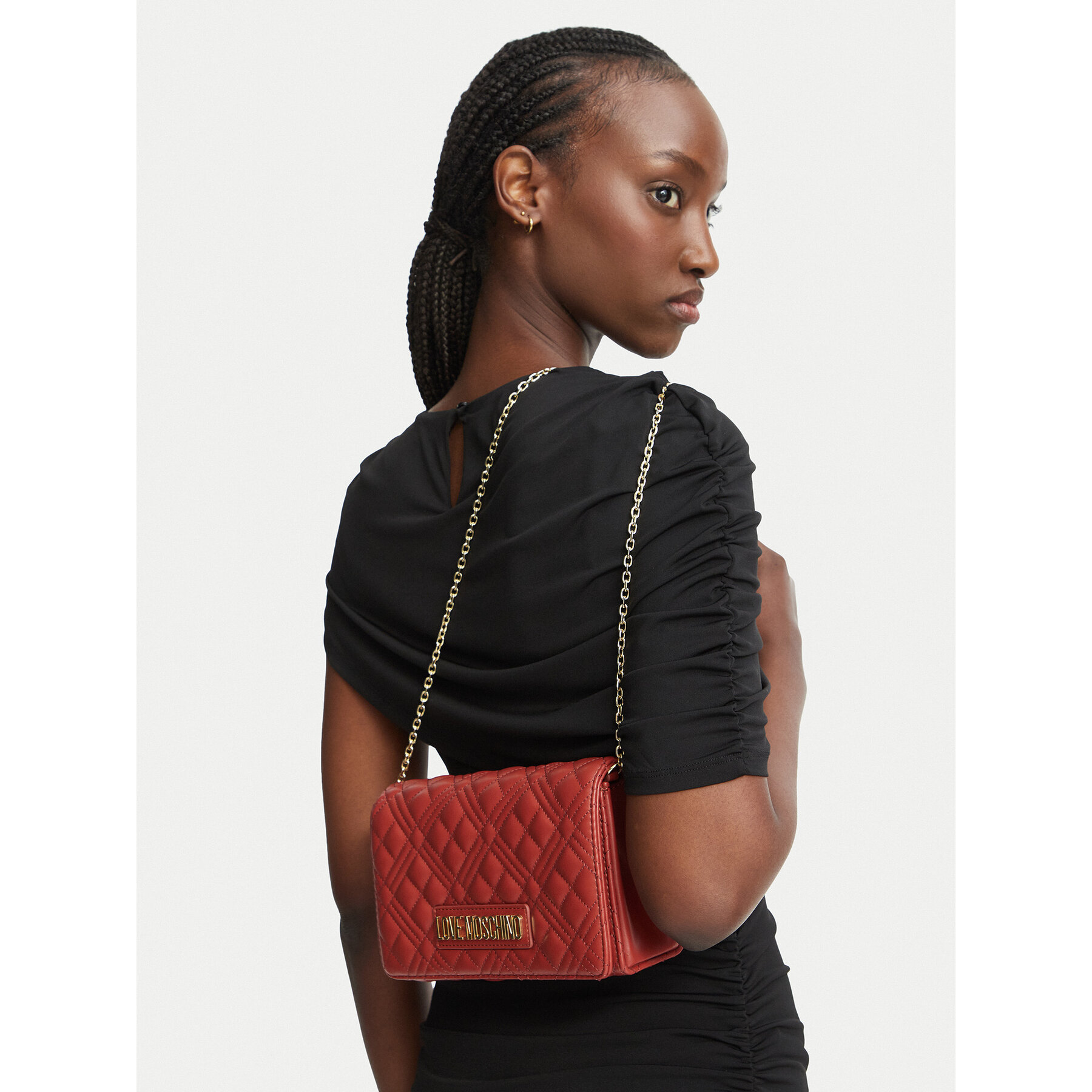 Дамска чанта LOVE MOSCHINO JC4079PP0PLA0459 Червен