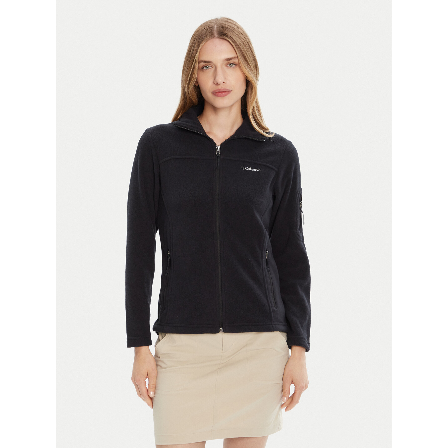 Columbia Fleecejacke Fast Trek II 1465351 Schwarz Regular Fit