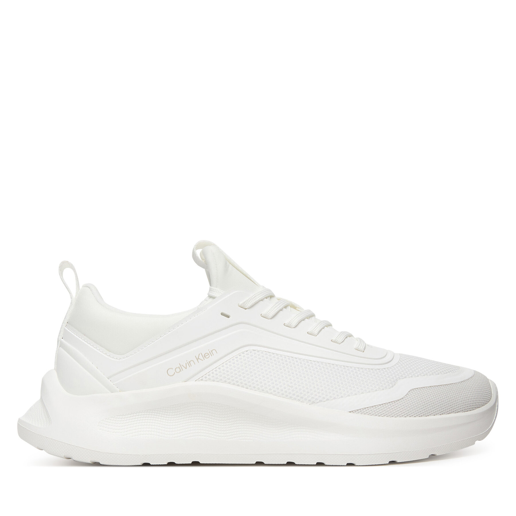 Superge Calvin Klein Light Eva Run Sock Mesh HW0HW03023 Bela