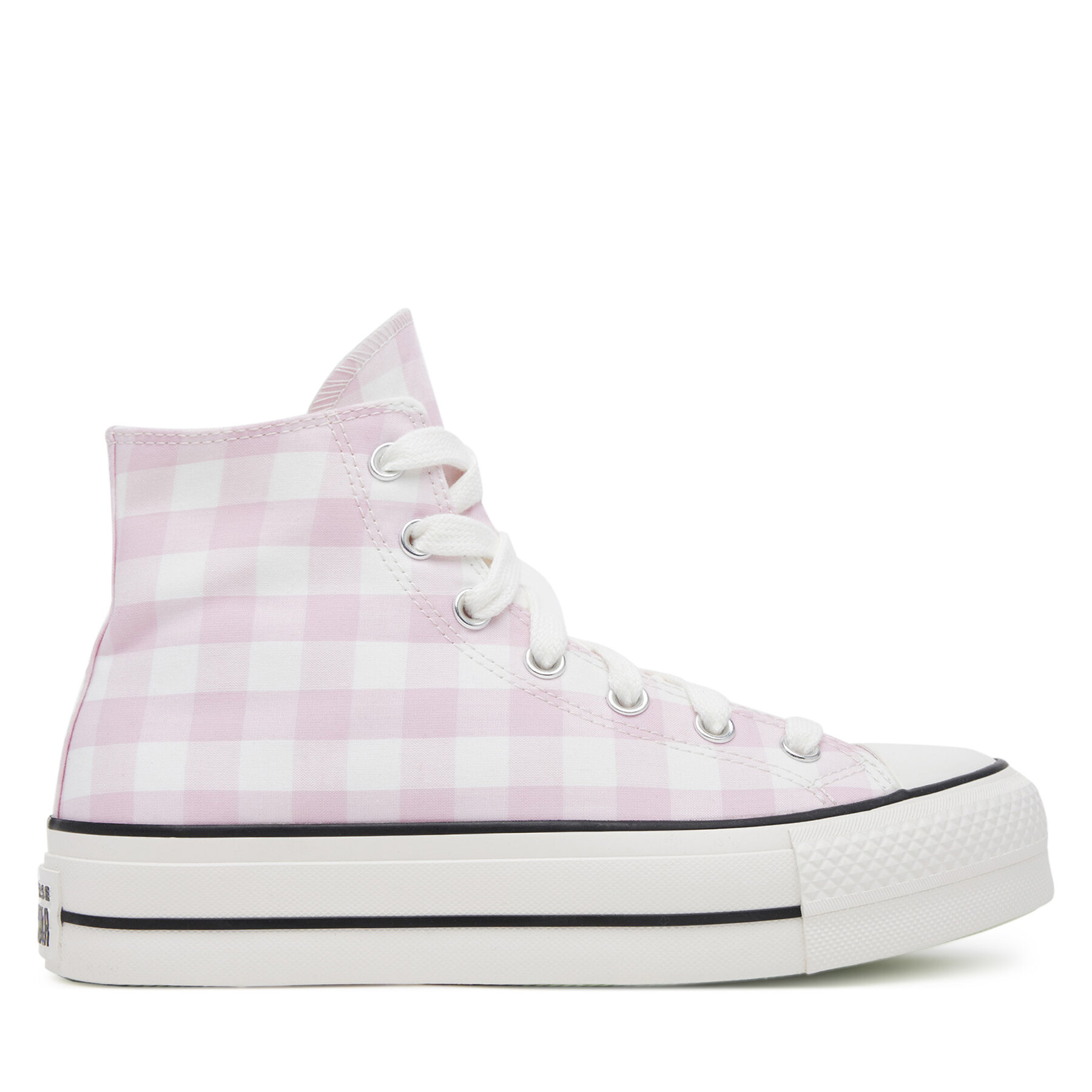 Кецове Converse Chuck Taylor All Star Lift Platform Gingham A13663C Розов