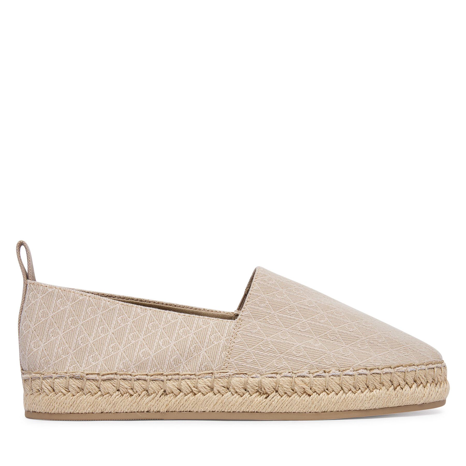 Espadrile Calvin Klein All Over CK HW0HW02933 Bej