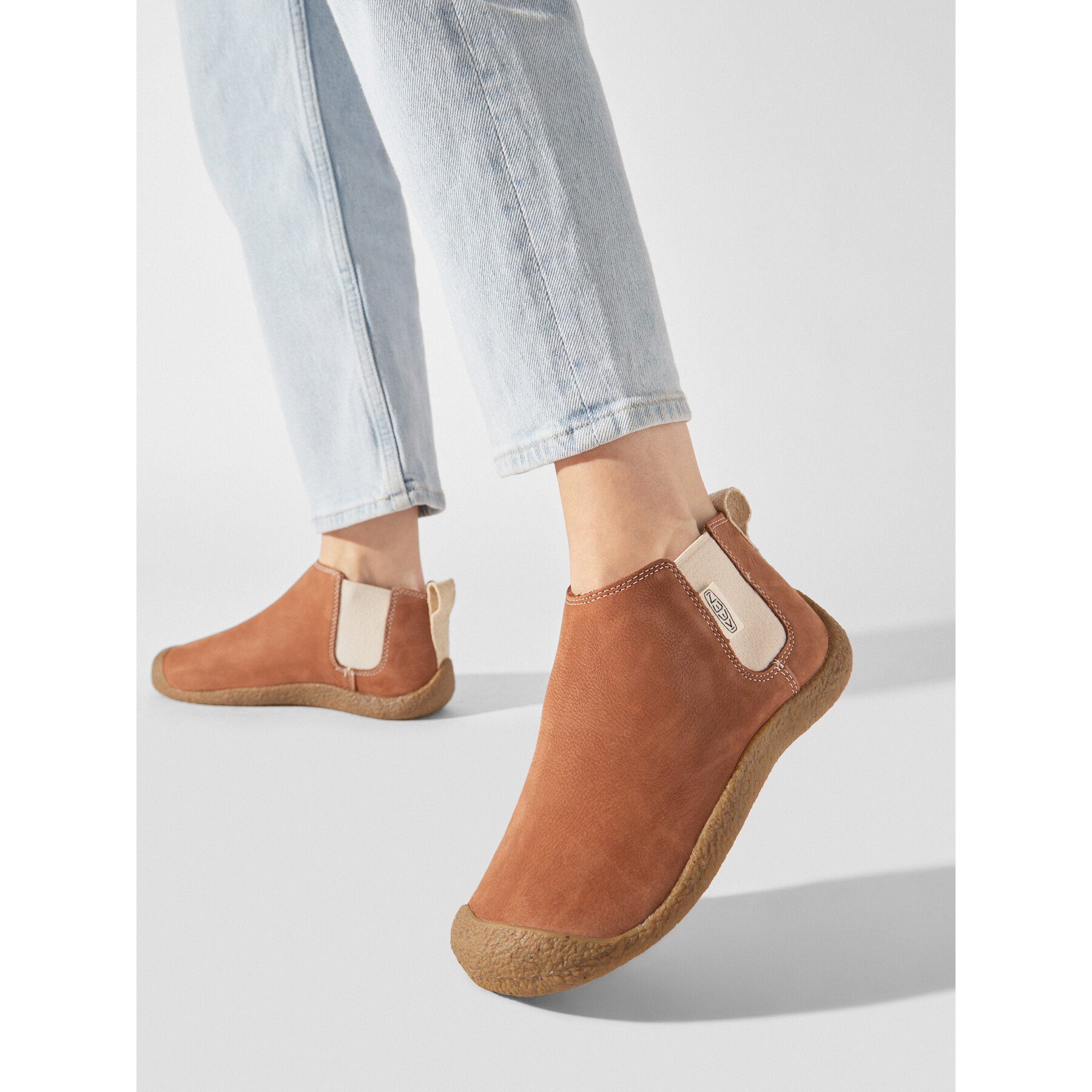 Chelsea cipele Keen Mosey Chelsea Leather 1026826 Smeđa