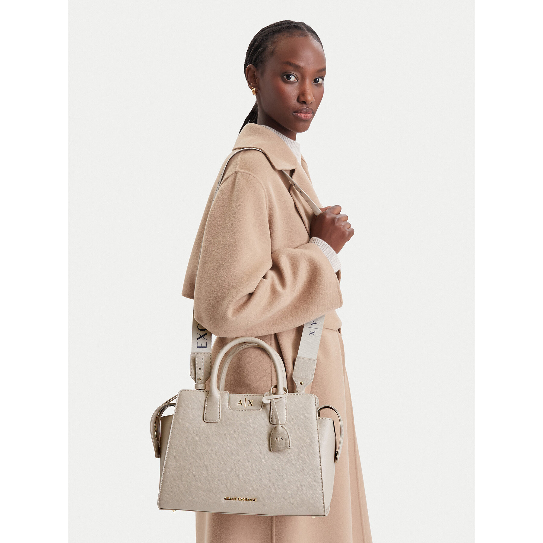 Geantă Armani Exchange XW002158 AF26570 U6208 Bej