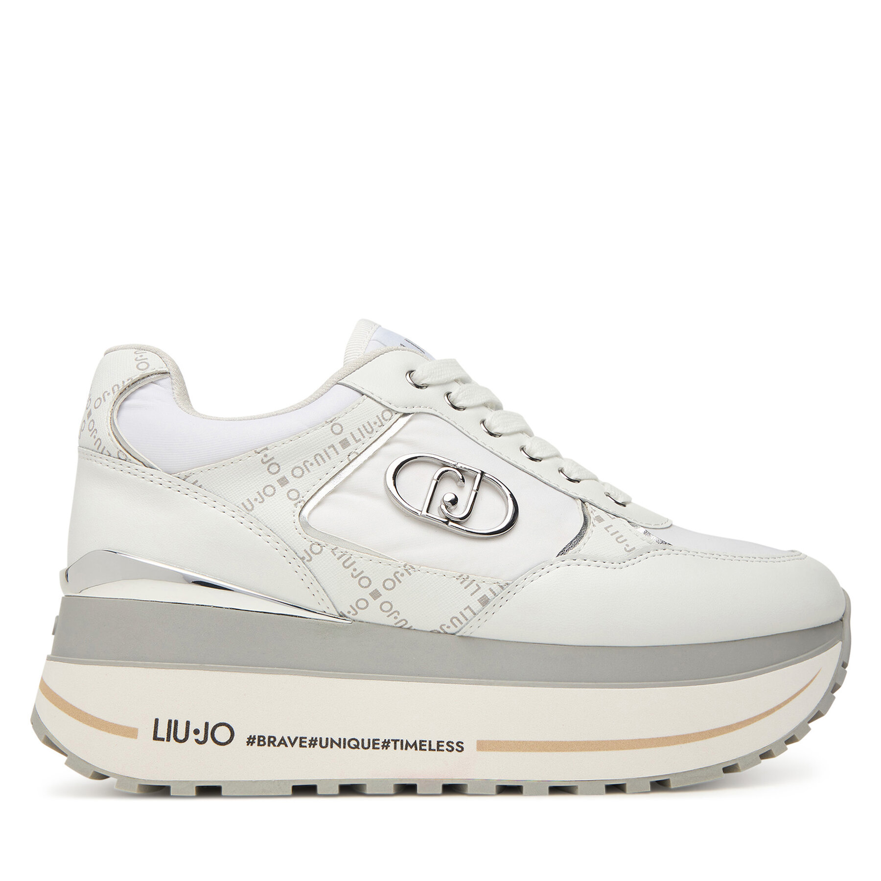 Sneakersy Liu Jo Plus 01 BF5011 PX776 Biela