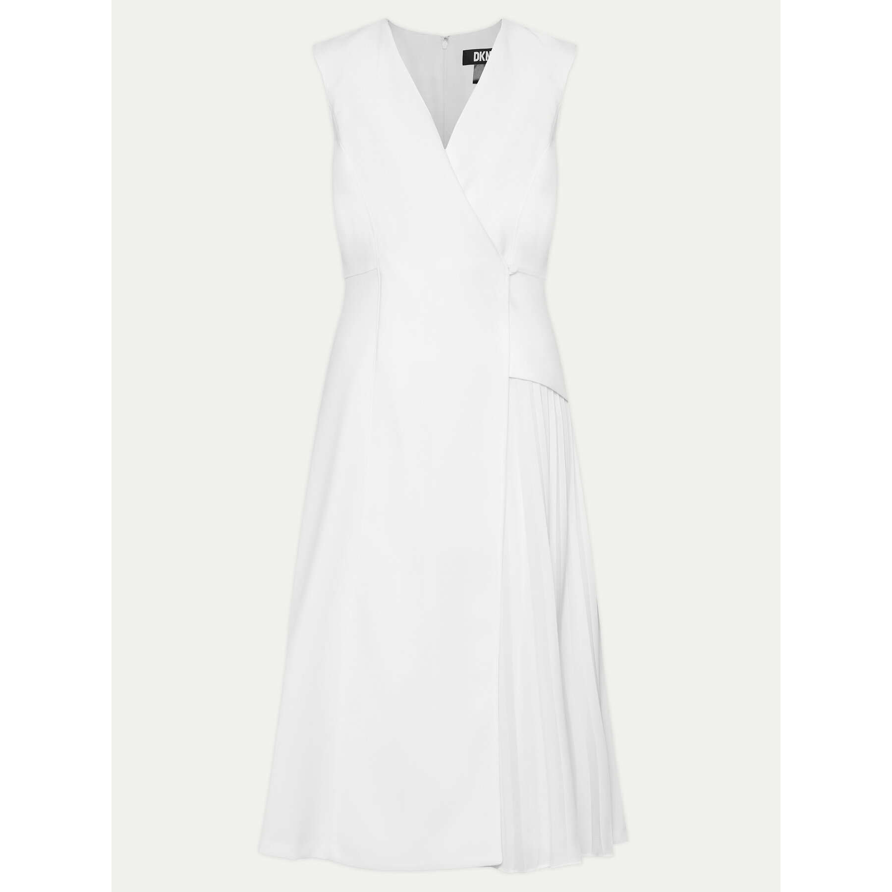 DKNY Coctailkleid DD4A1519 Écru Regular Fit