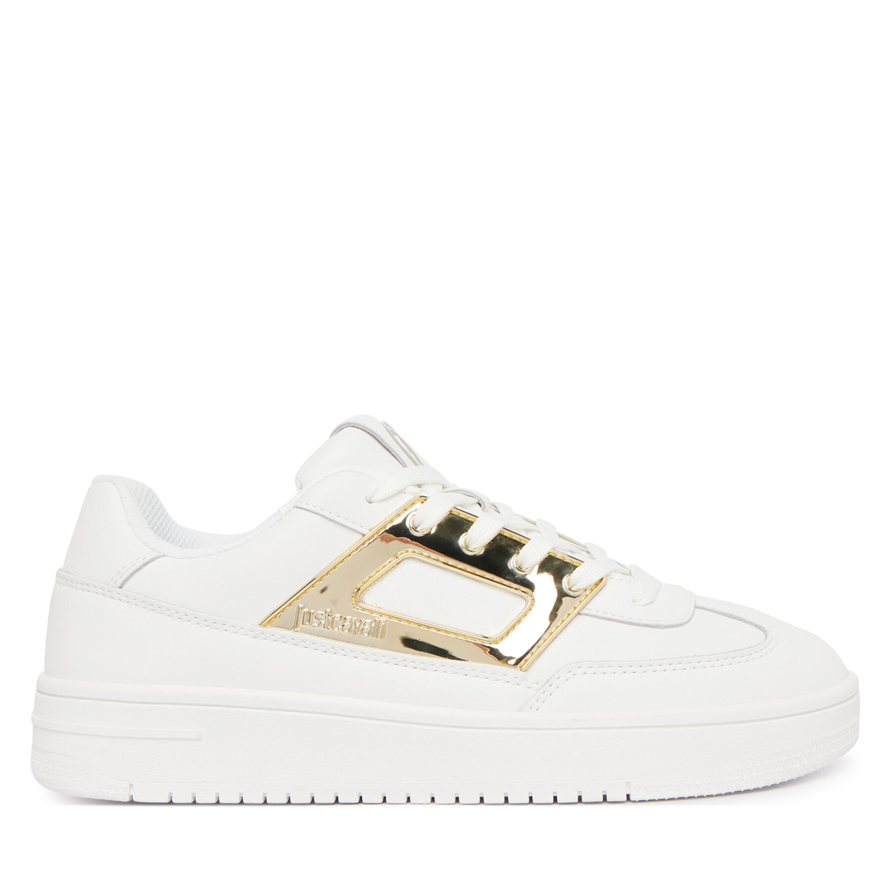 Sneakersy Just Cavalli 80RA3SM2 ZPC07 Biela