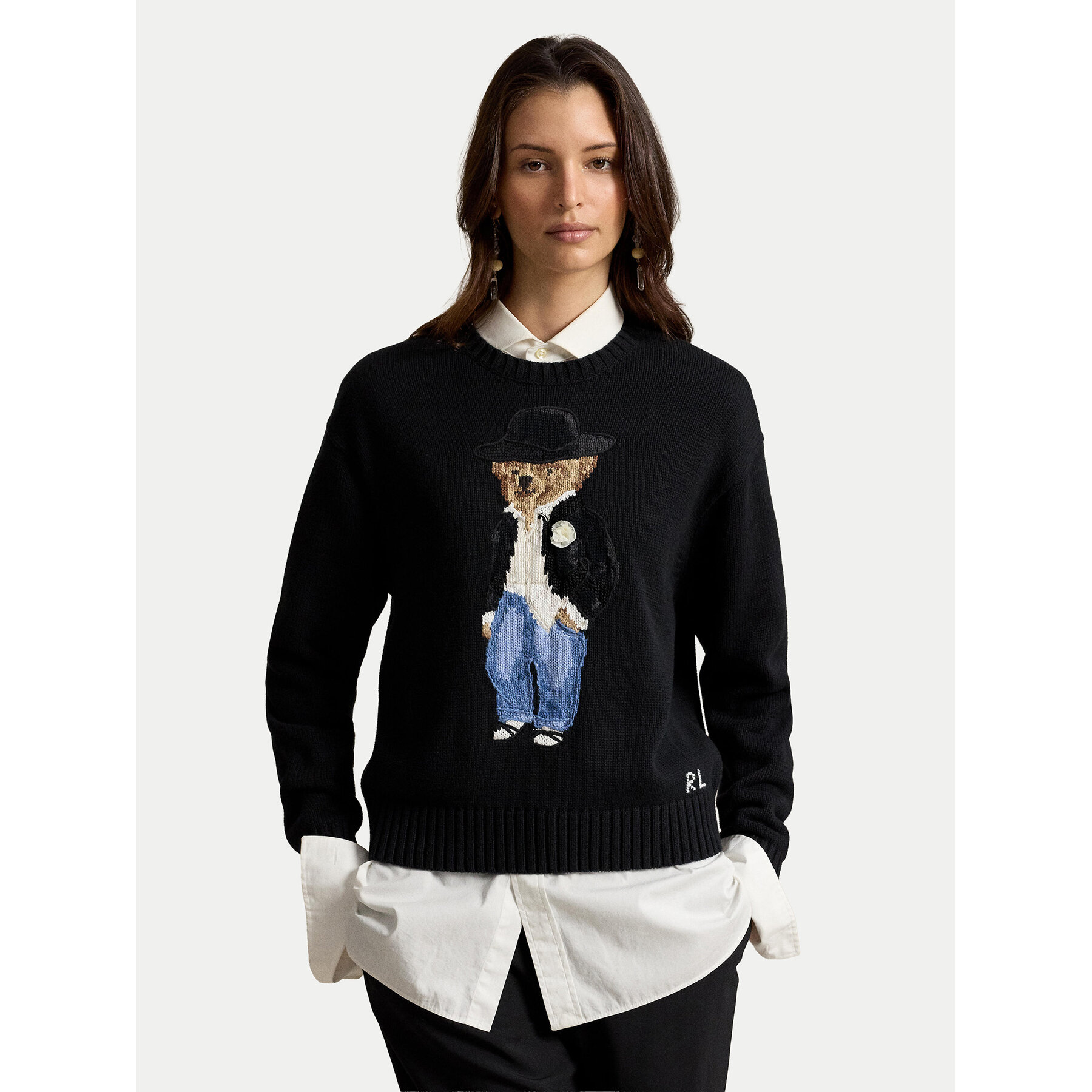 Polo Ralph Lauren Pullover 211B23918001 Schwarz Regular Fit
