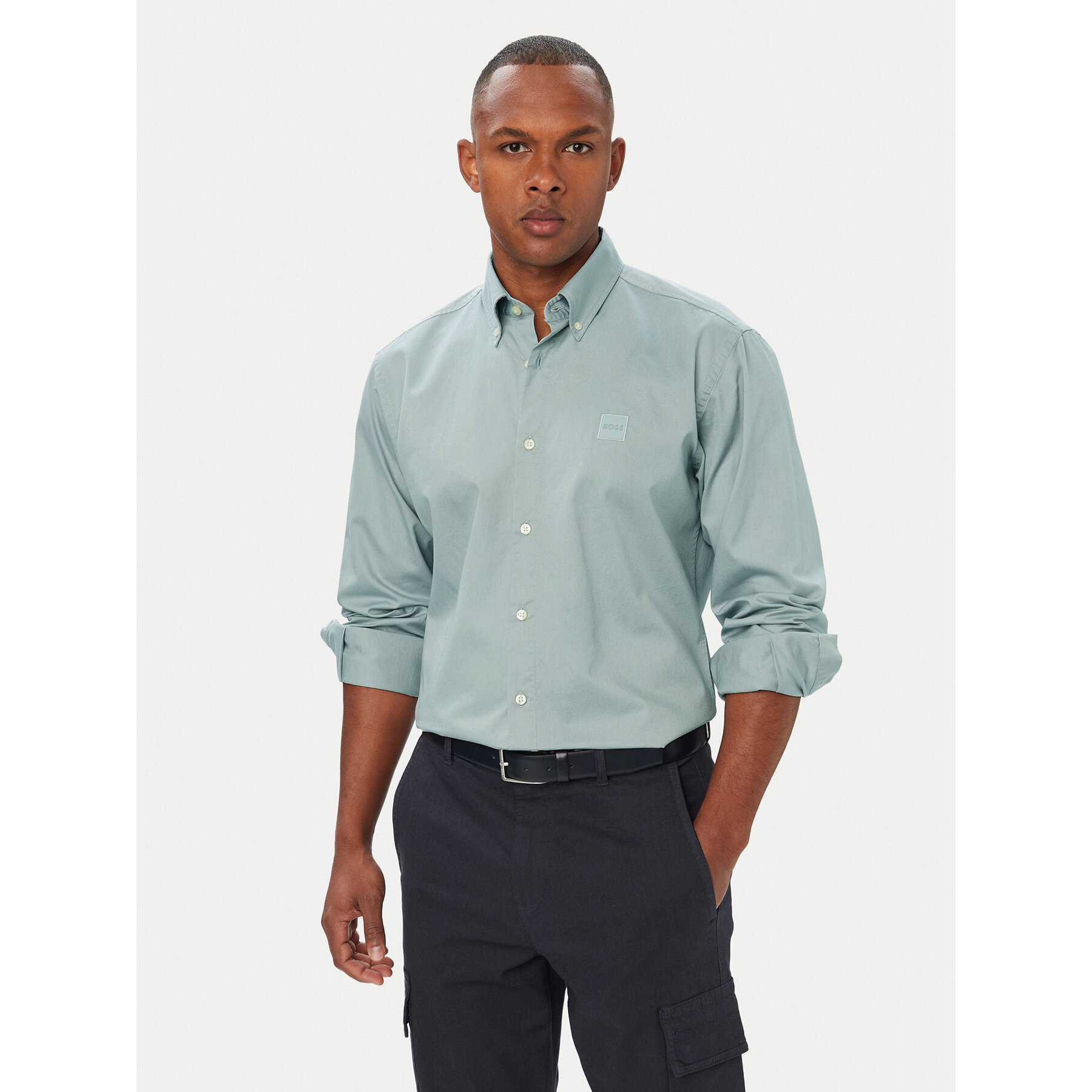 BOSS Hemd Ricoplus_M 50565626 Blau Regular Fit