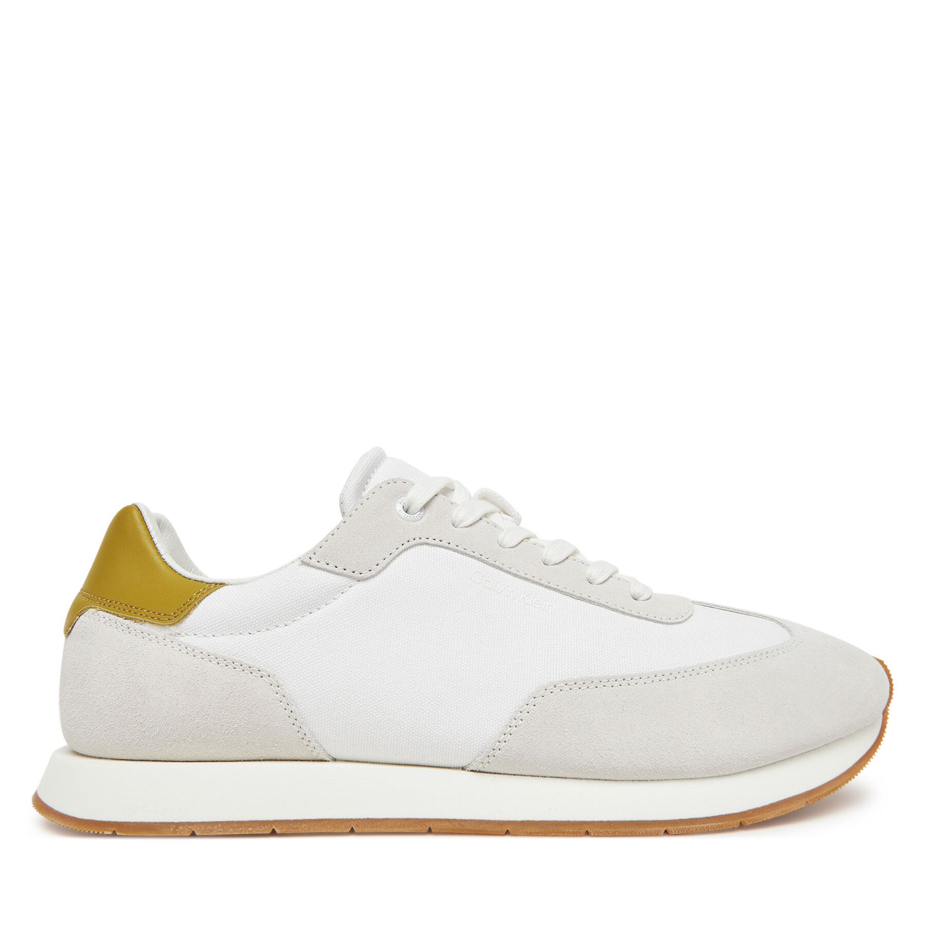 Sneakersy Calvin Klein Low Prof Runn Laceup Cv Mix HM0HM01723 Bílá