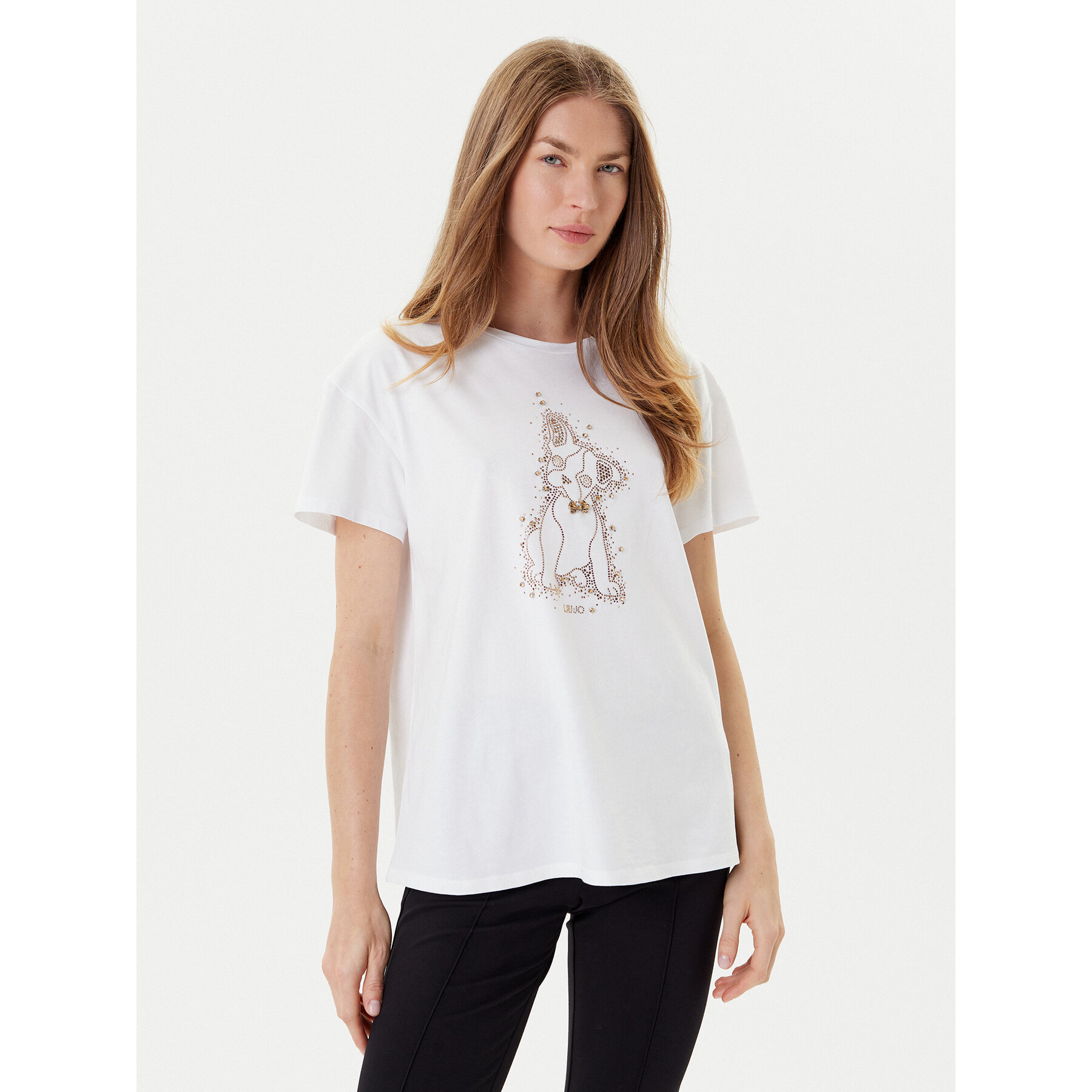 Liu Jo Póló MF5412 JS923 Fehér Regular Fit