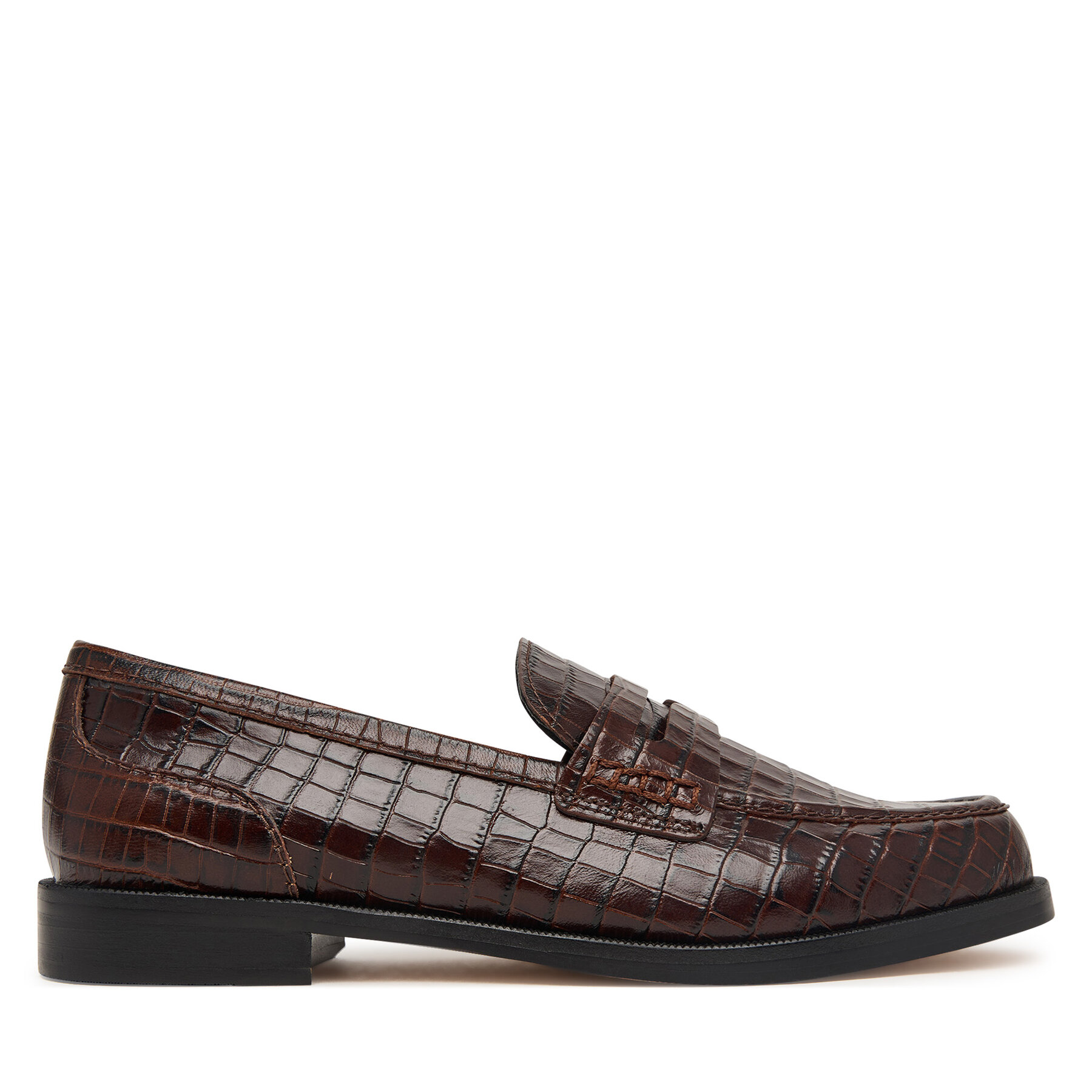 Nizki čevlji Clarks Straven2 Penny 26327145 Rjava