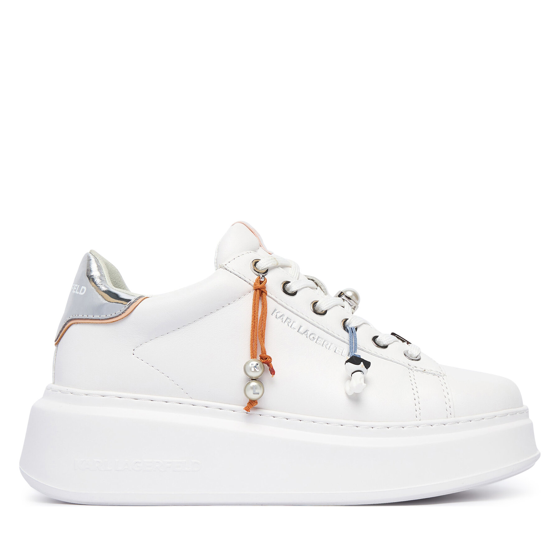 Sneakers KARL LAGERFELD Anakapri KL63516T Alb
