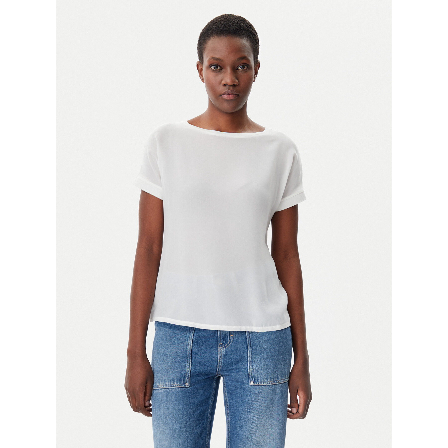 MAX&Co. Póló Eiffel1 2518941034200 Ekru Regular Fit