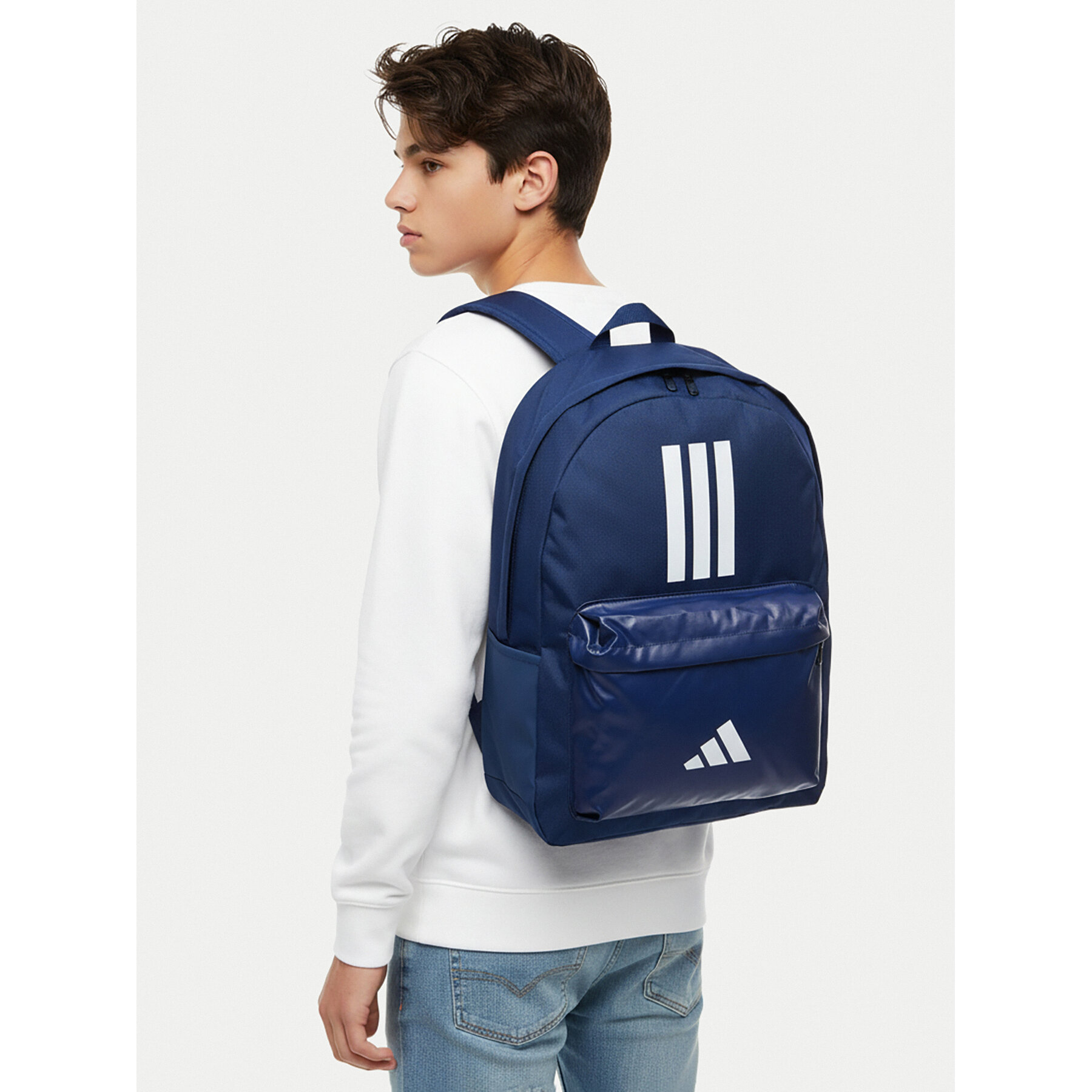 Nahrbtnik adidas Classic Back-to-School 3-Stripes IS7041 Modra
