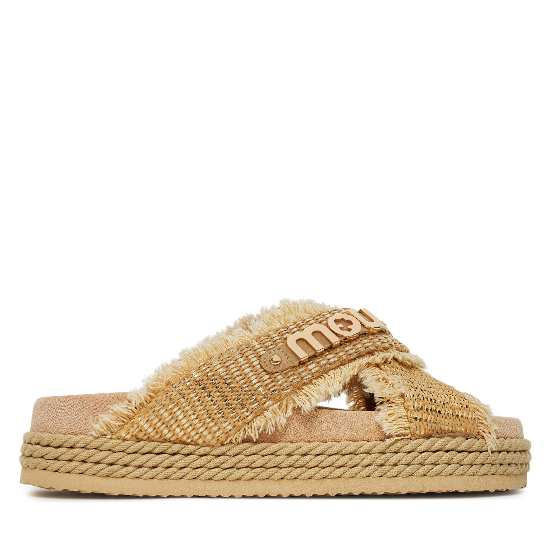 Чехли Mou Criss-cross MU.SW451009K Бежов