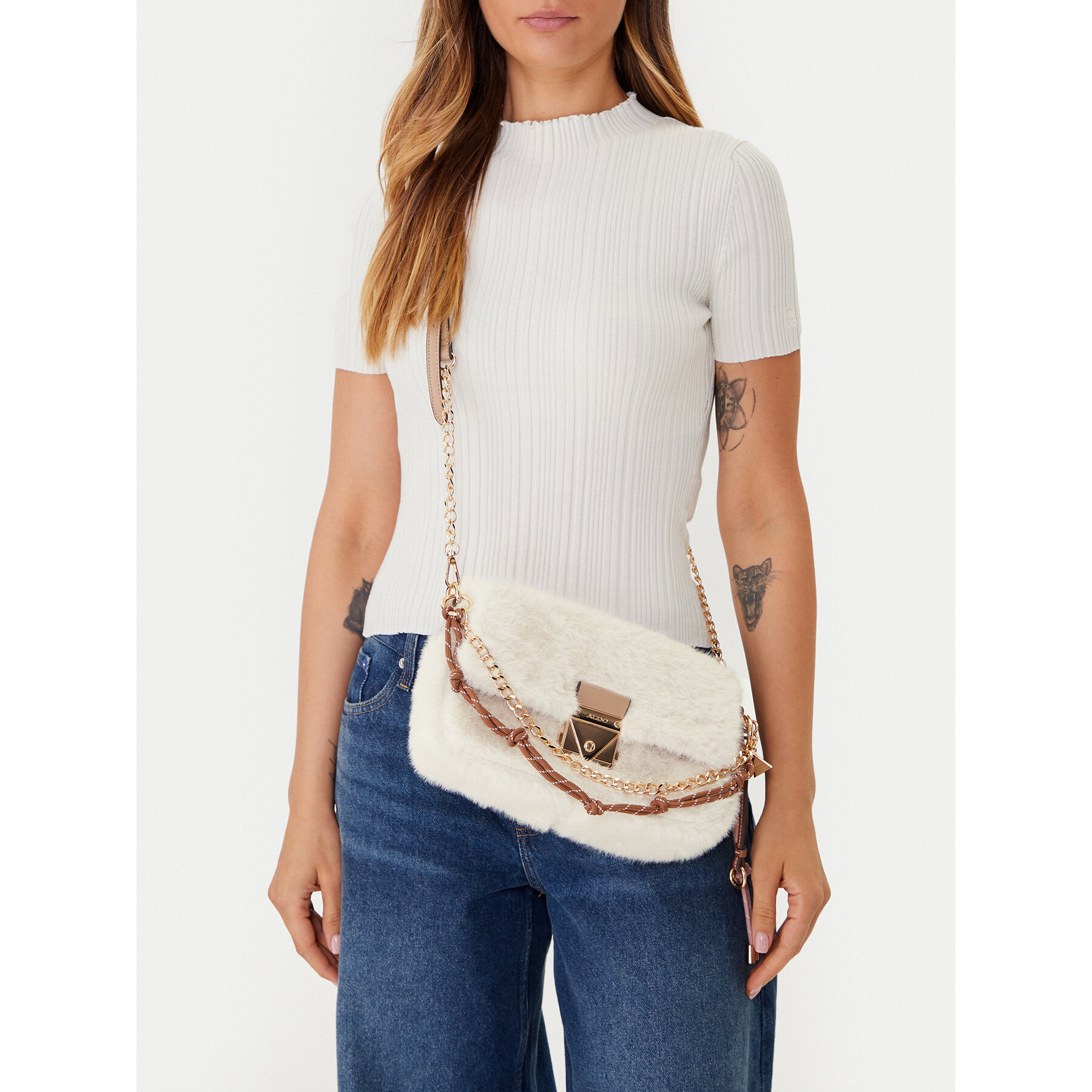 Дамска чанта Aldo Evengelia 14143749 Бежов