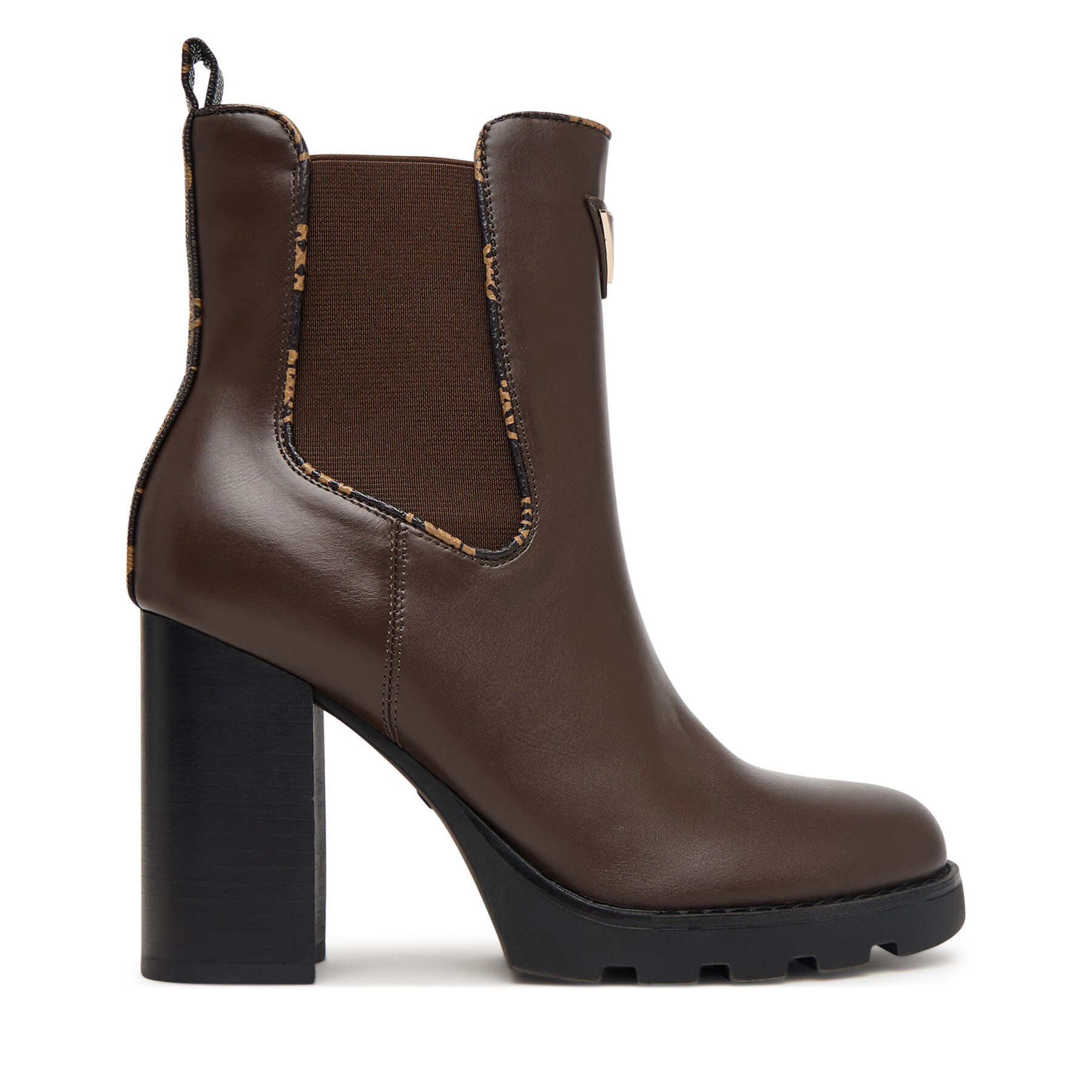 Škornji Guess FLFNEL ELE10 Rjava