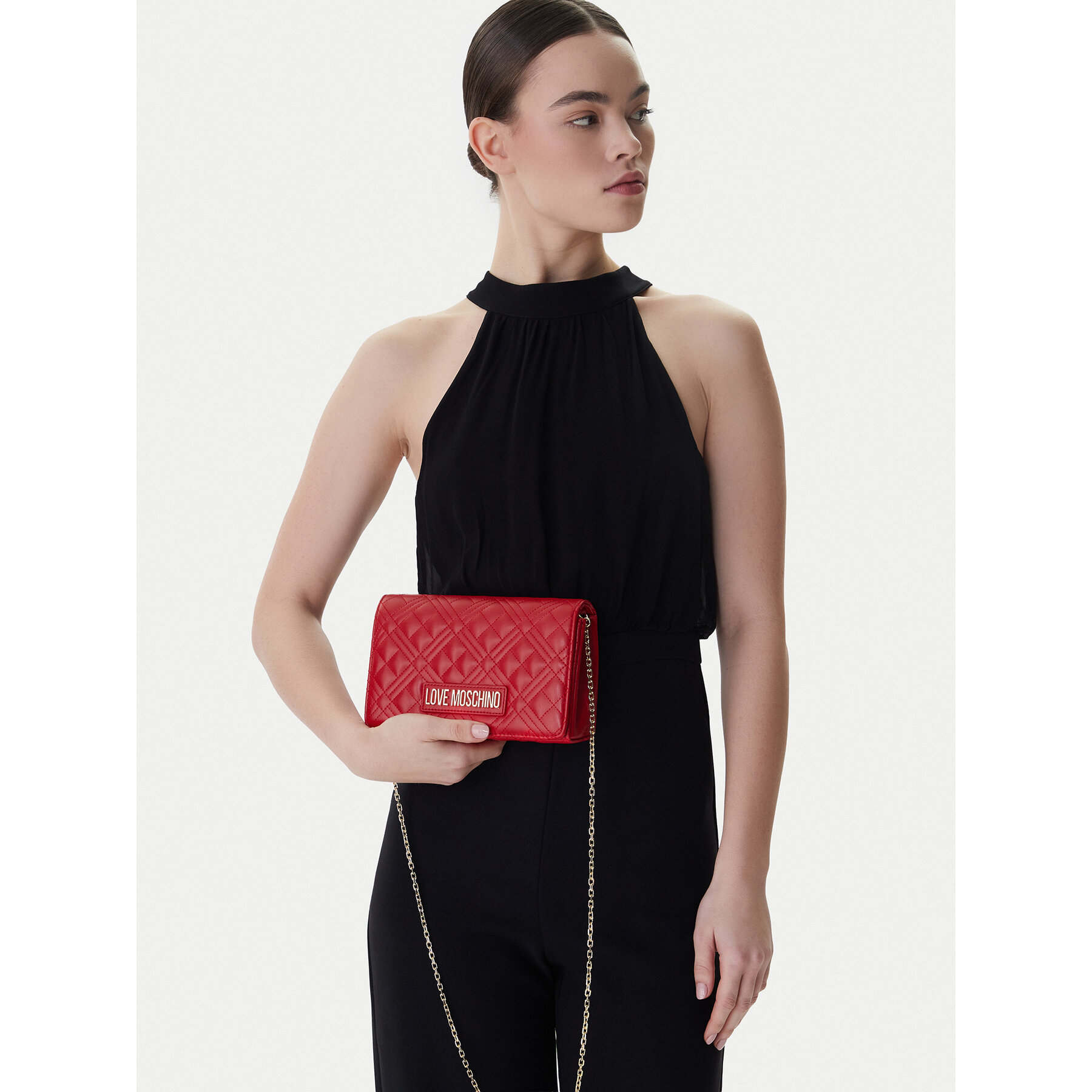 Ročna torba LOVE MOSCHINO JC4079PP1OLA0500 Rdeča