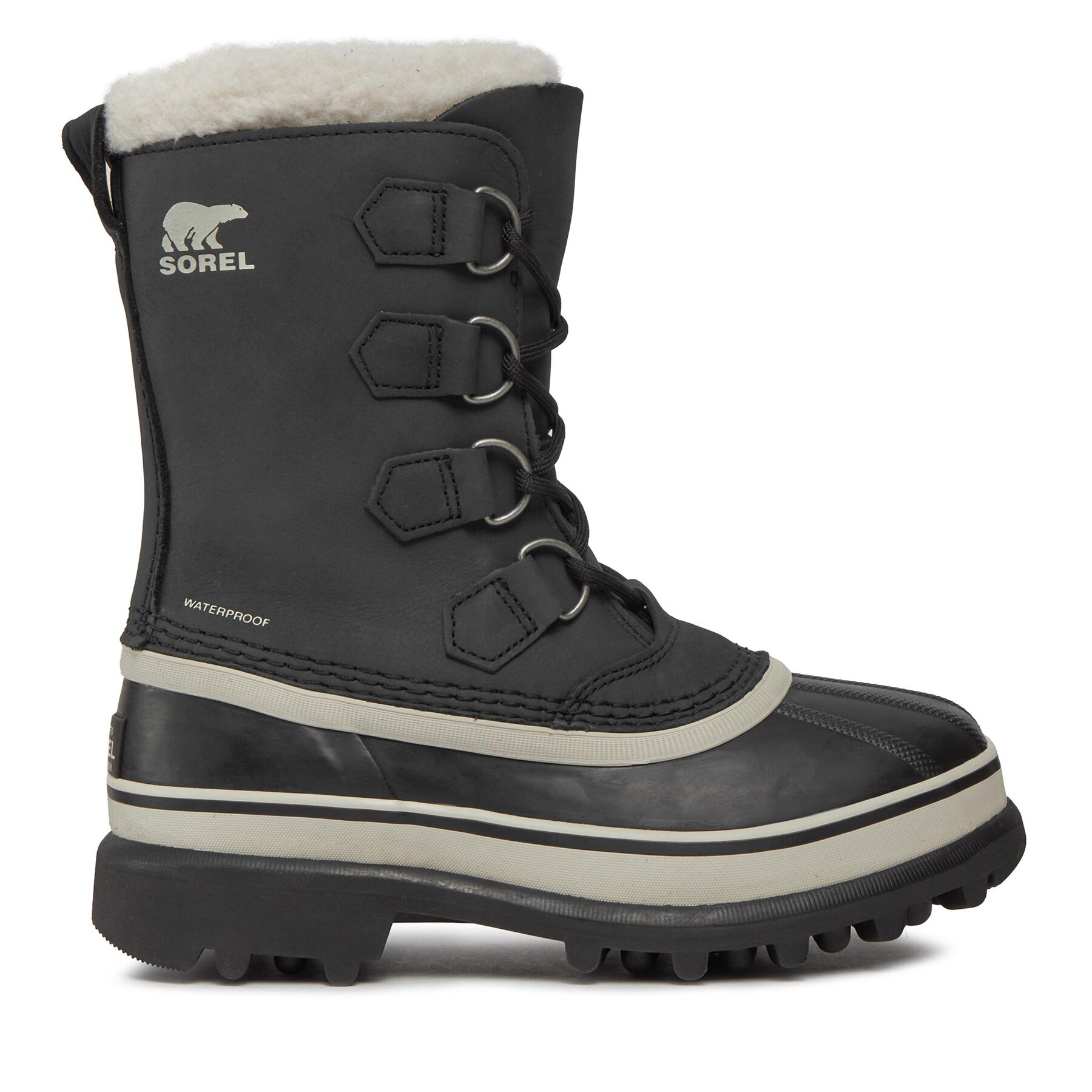 Škornji za sneg Sorel Caribou NL1005 Black/Stone 011