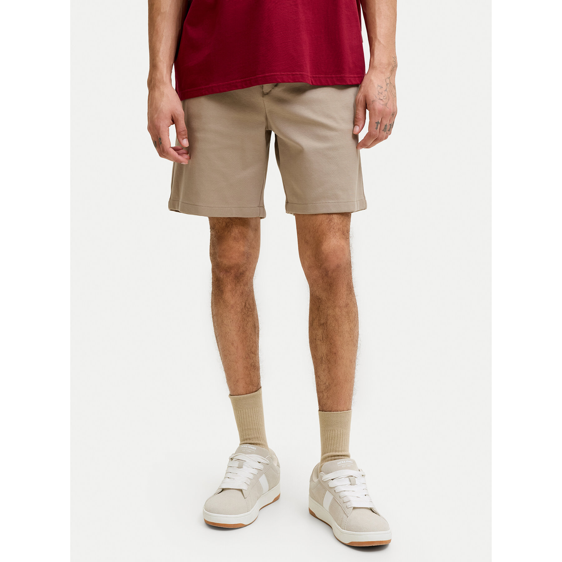 Jack & Jones Stoffshorts Ace Neo 12292443 Beige Regular Fit