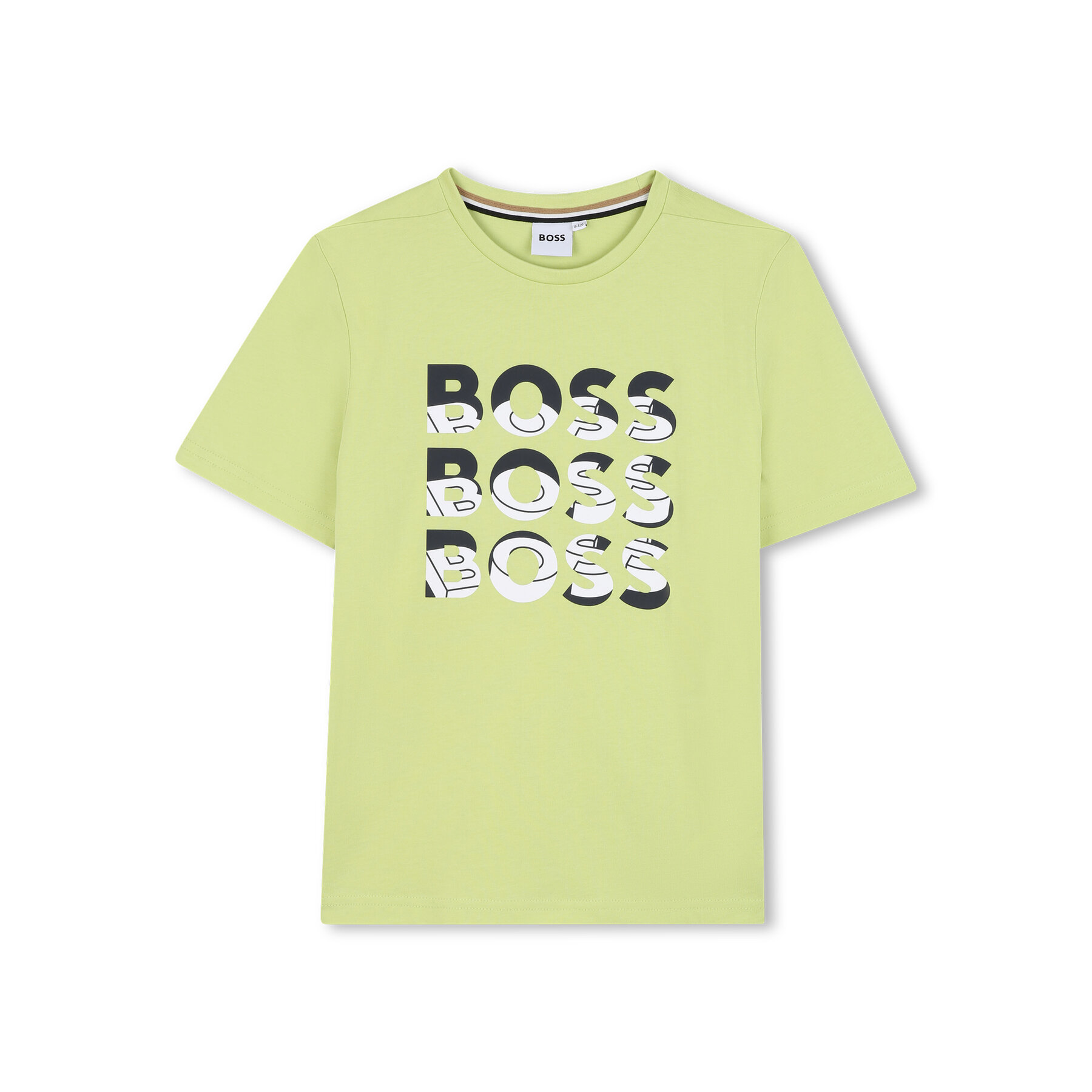 BOSS Póló J52038 S Zöld Regular Fit