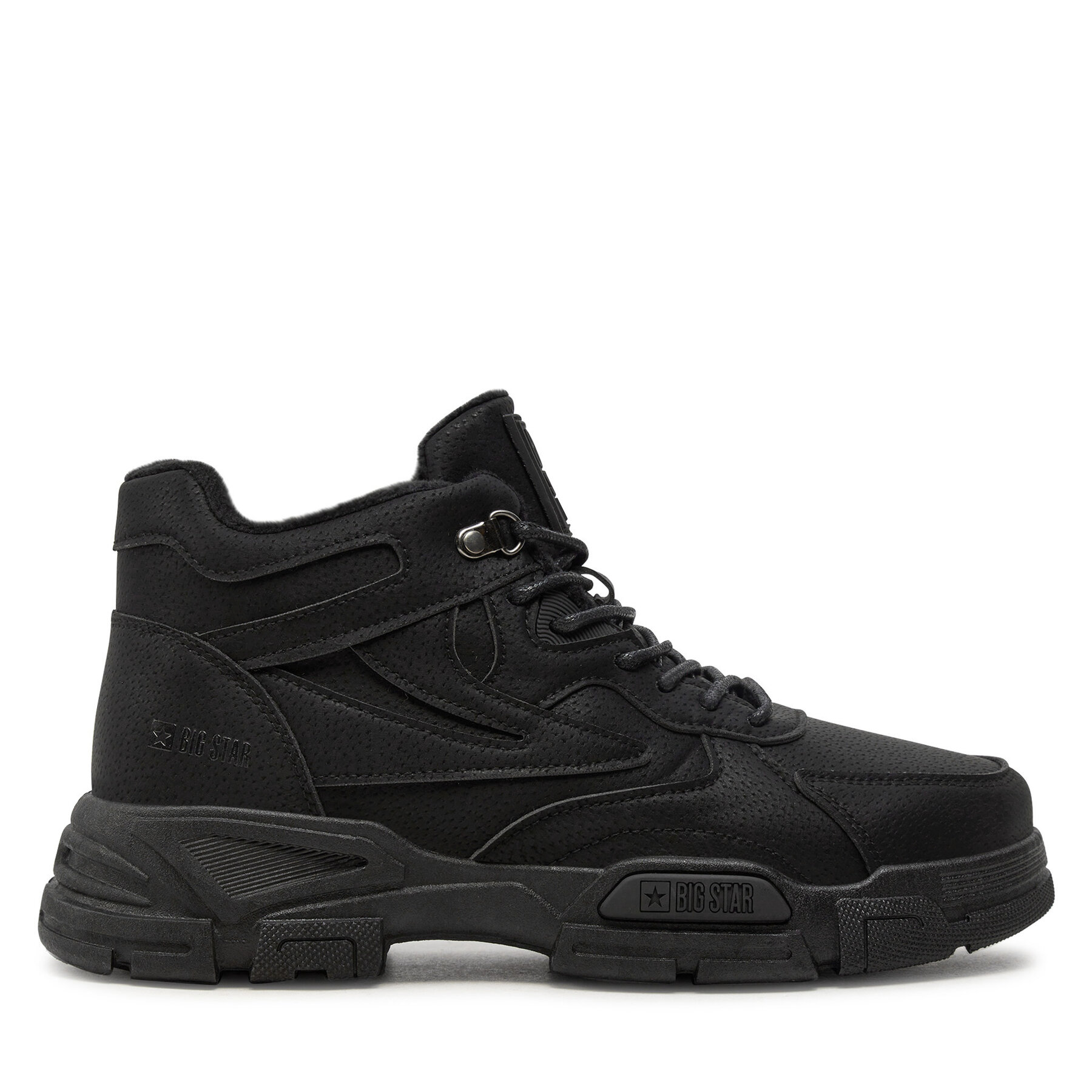 Męskie Sneakersy Big Star Shoes, Rozmiar 43 Czarny OO174582