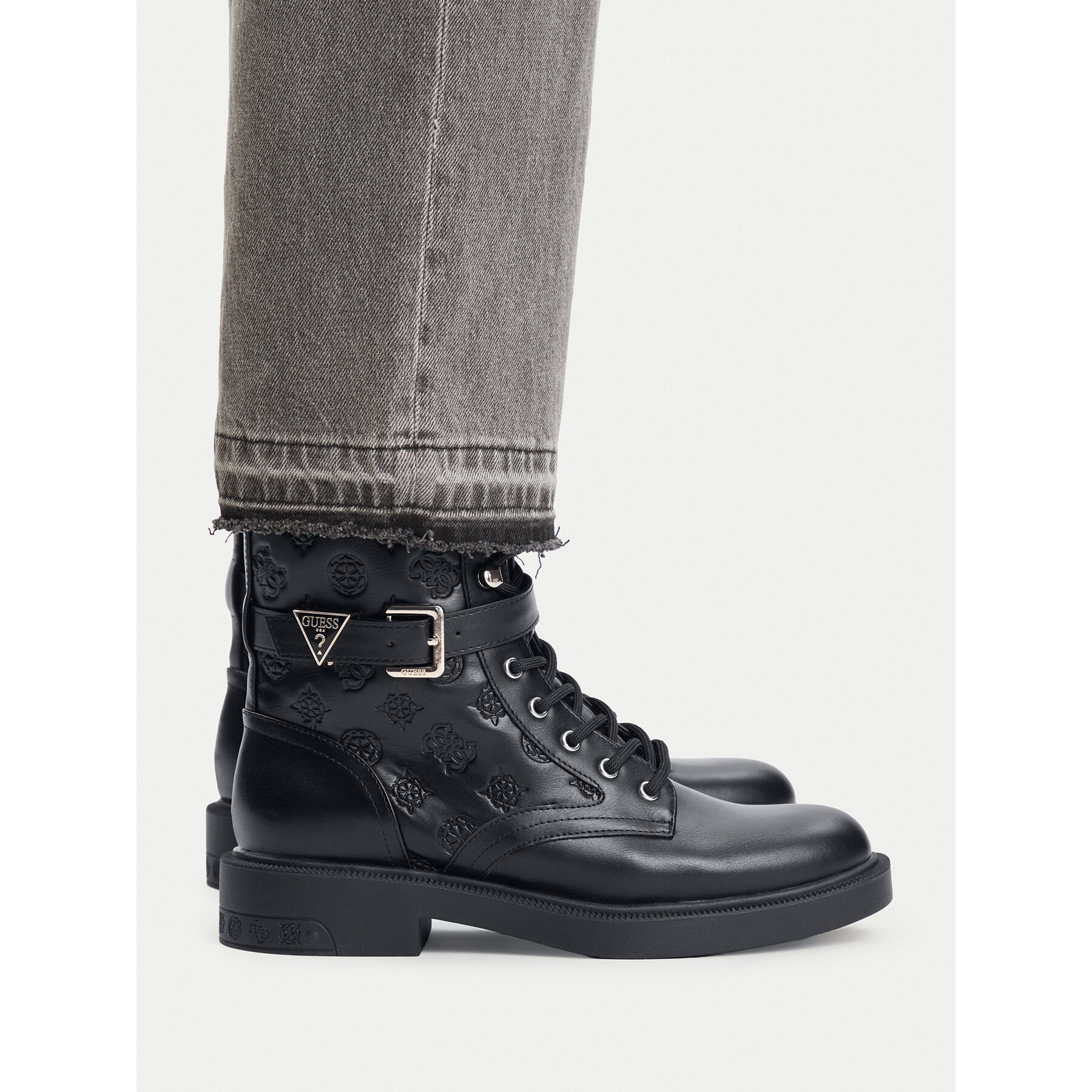 Μποτίνια Guess FLFFEI ELE10 Μαύρο