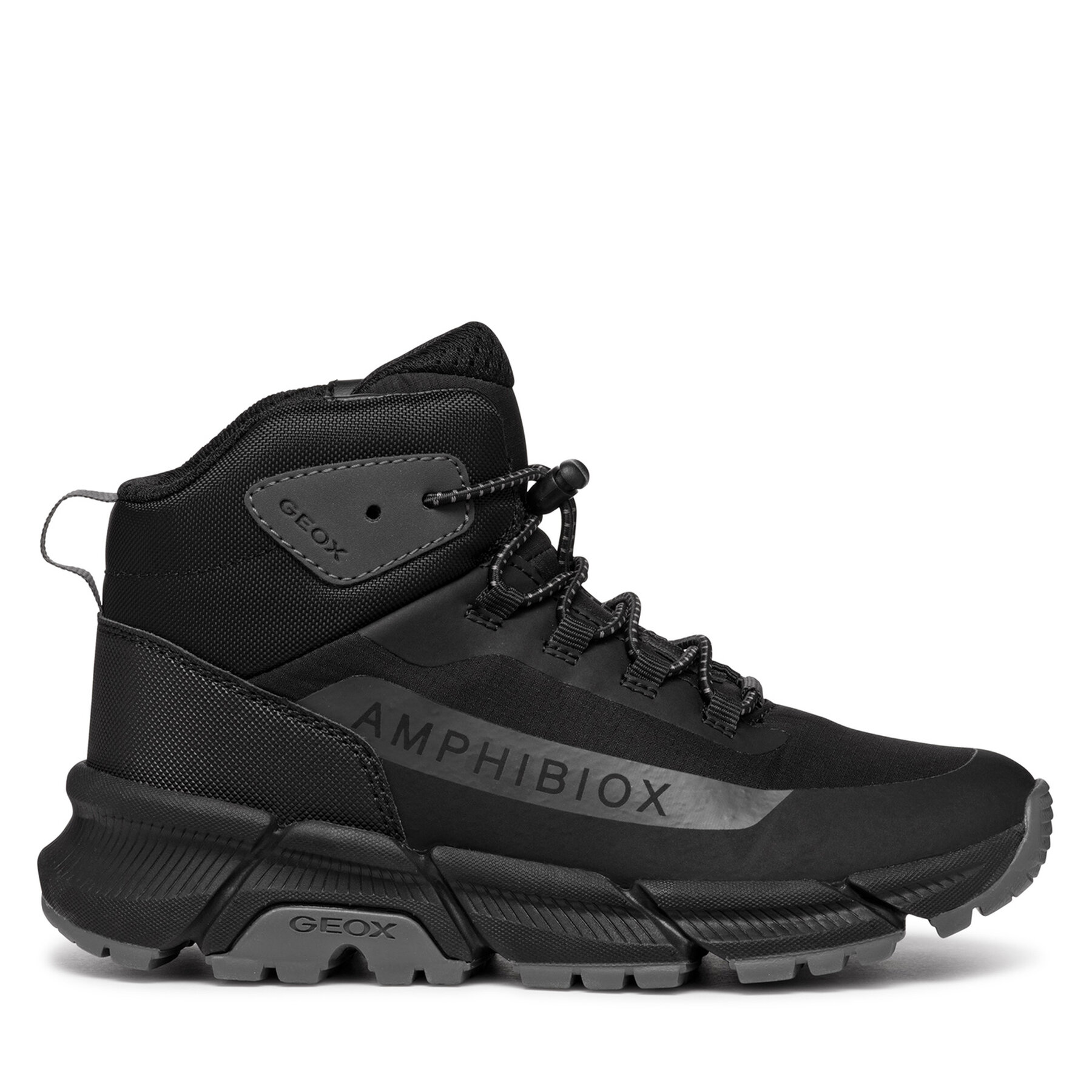 Šnurovacia obuv Geox J Flexyper Plus Boy J46LCA 0FU50 C0005 M Čierna
