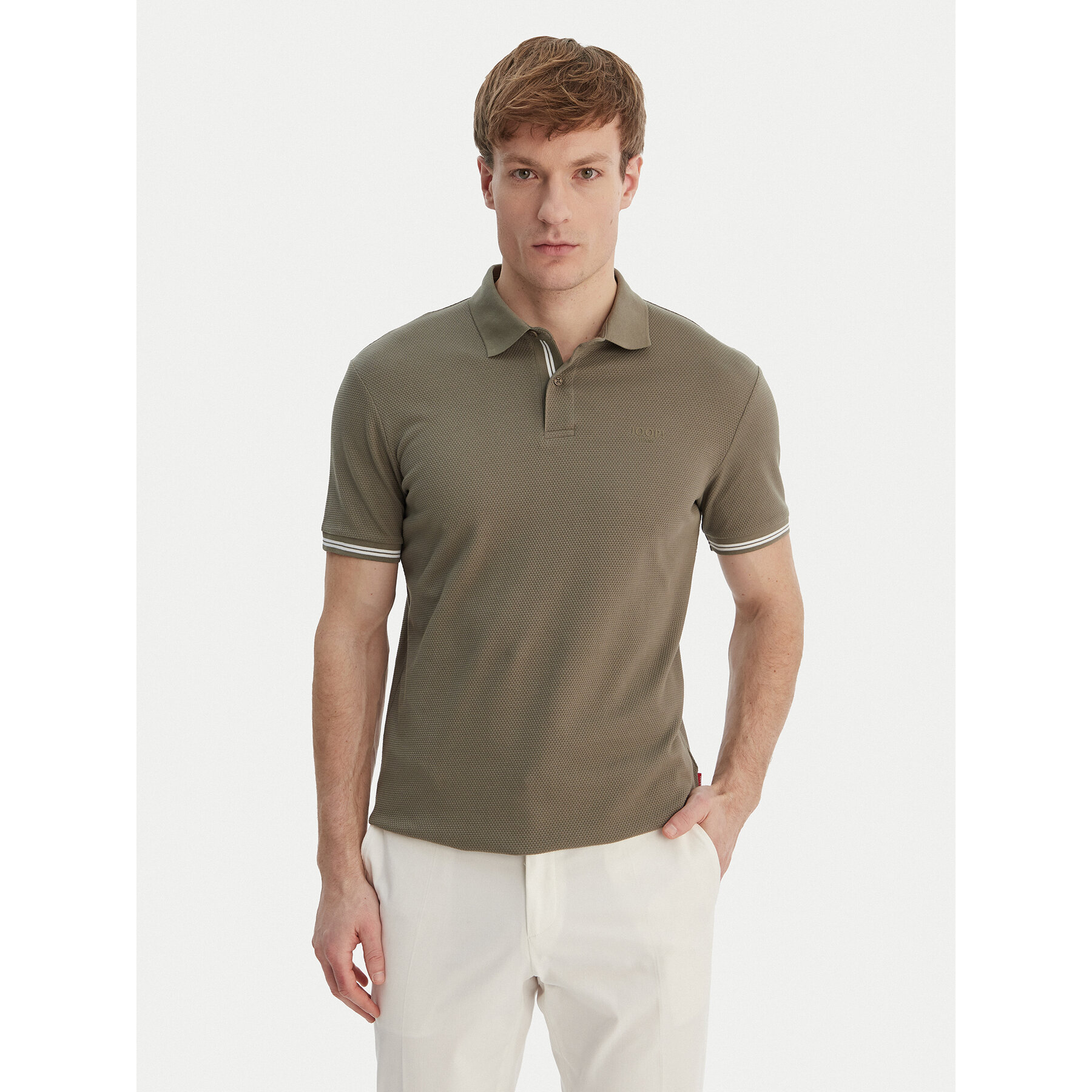 JOOP! Jeans Polo 15 JJJ-17Amare 30046012 Χακί Modern Fit