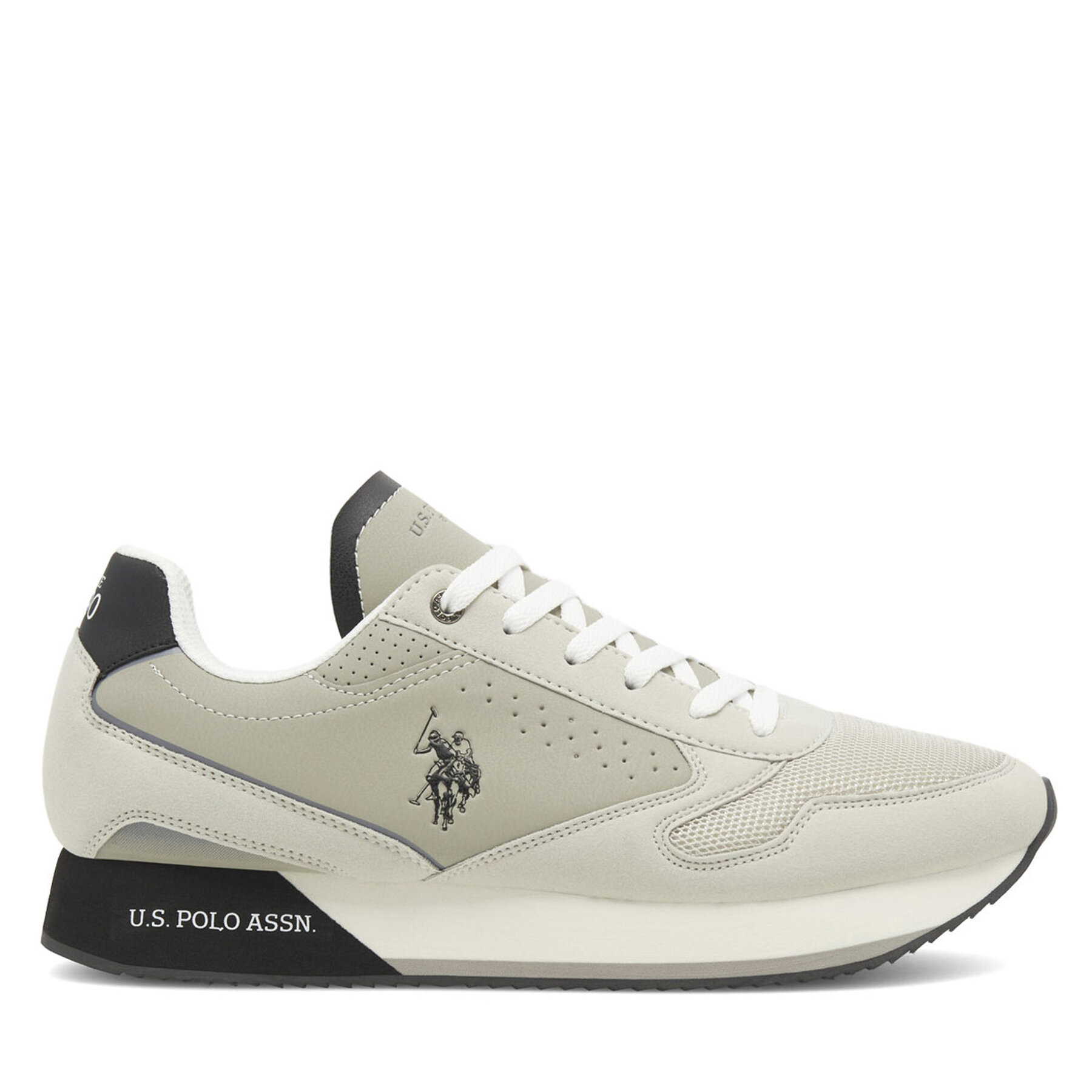 Męskie Sneakersy U.S. Polo Assn., Rozmiar 44 Szary NOBIL003G