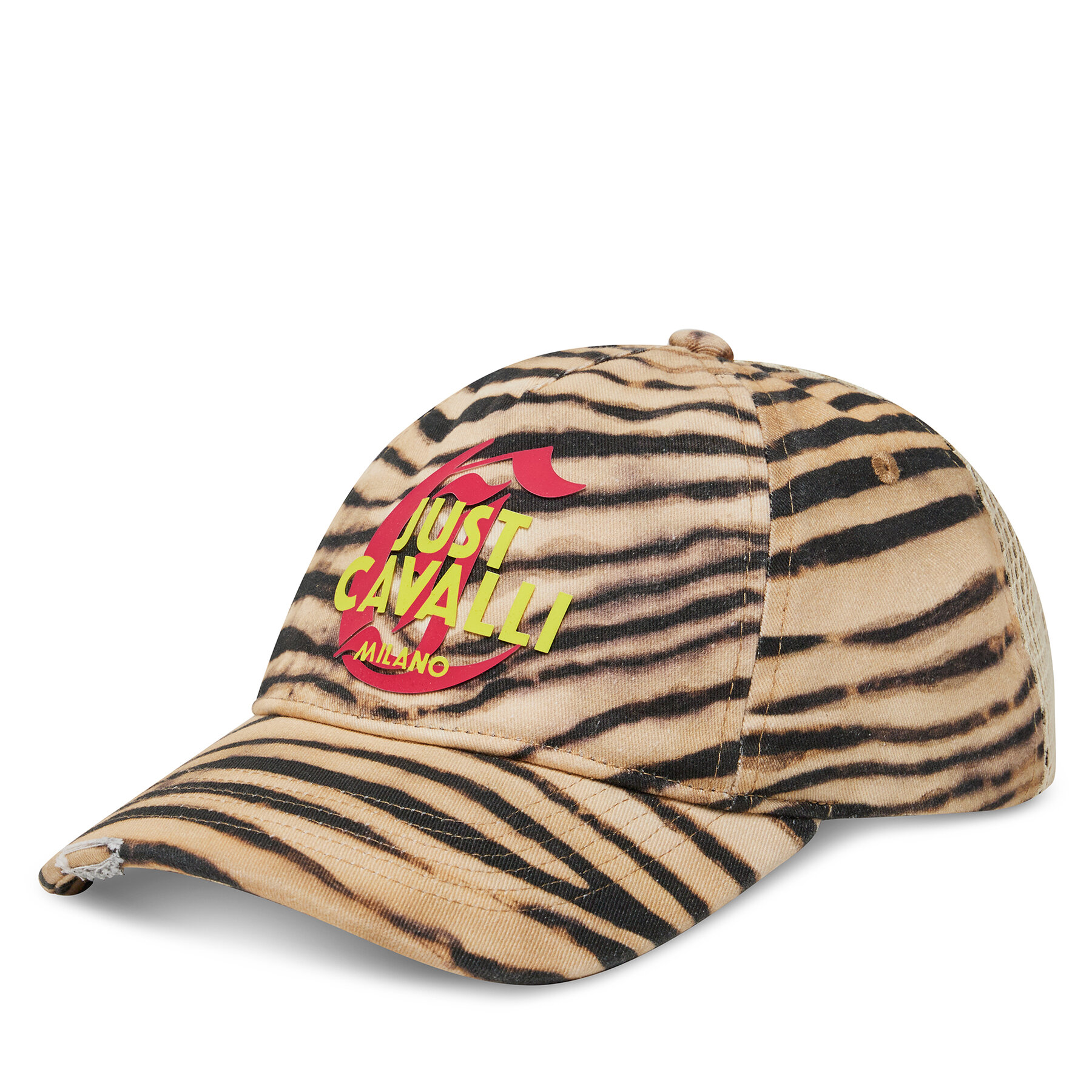 Шапка с козирка Just Cavalli 78RAZK70 ZG348 Кафяв